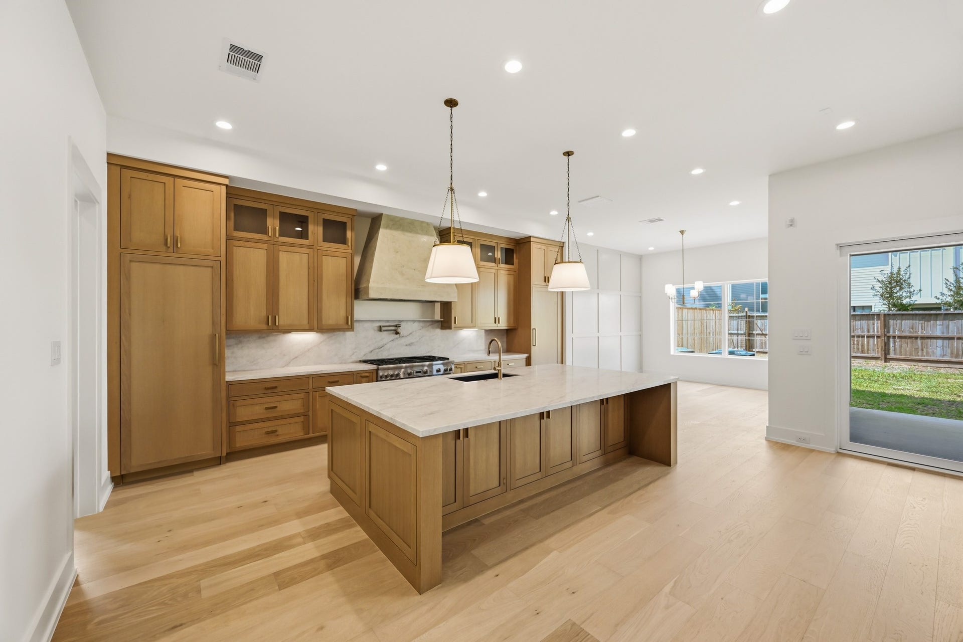 Thermador appliances, including panel-front fridge and freezer!