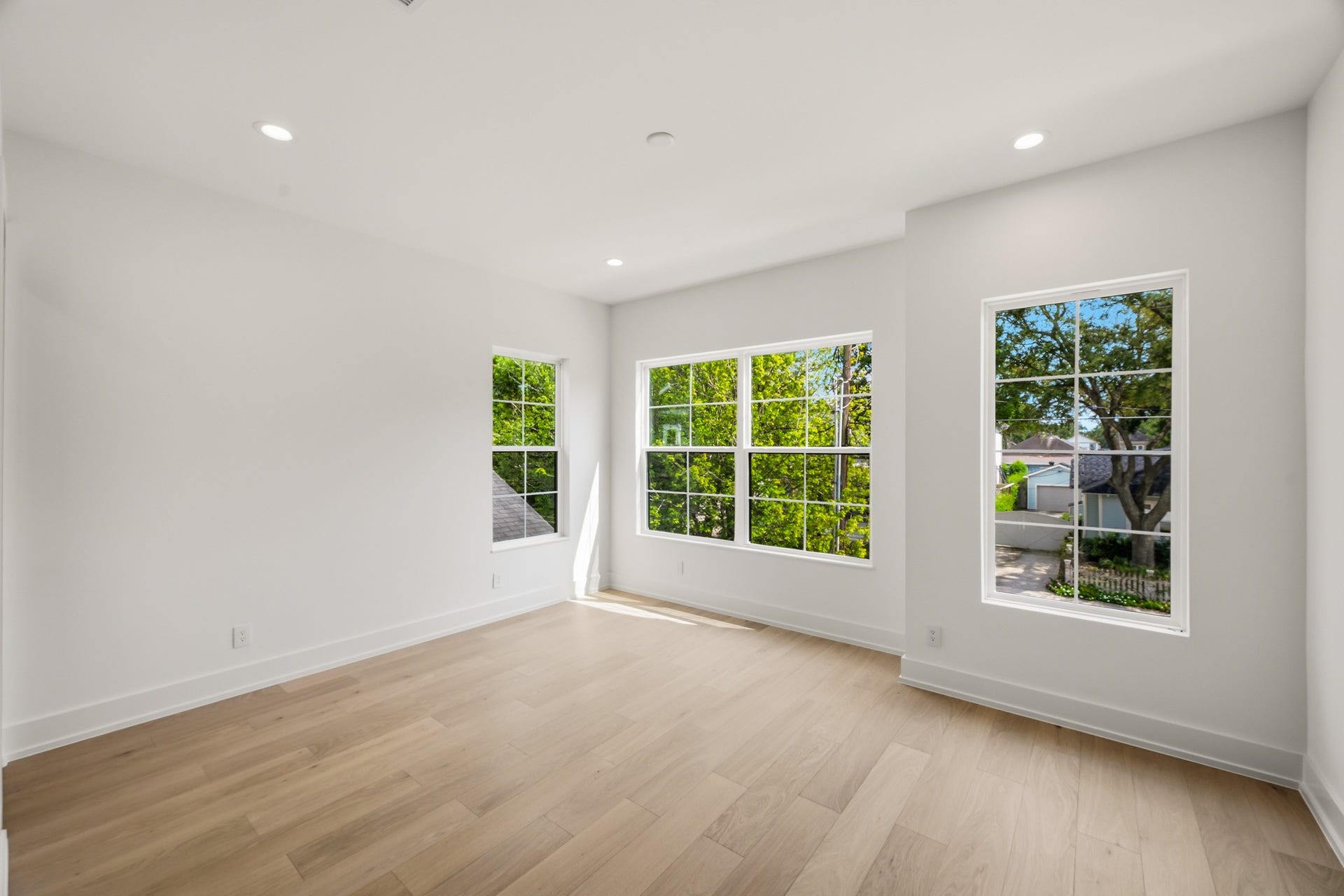 On the front of the home, bedroom 3 gets a great view!