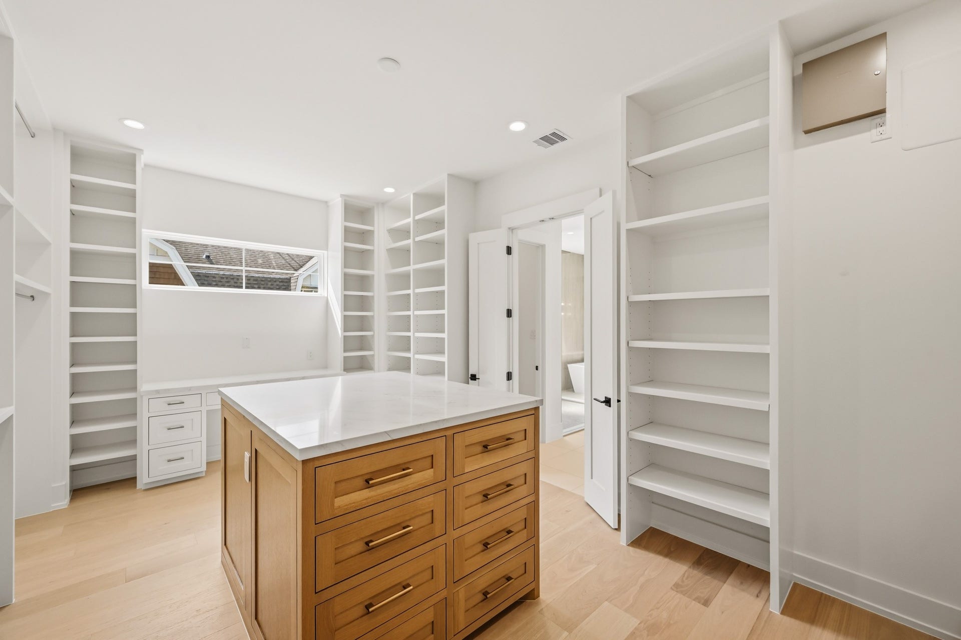 At 19x12, the closet is larger than most bedrooms!