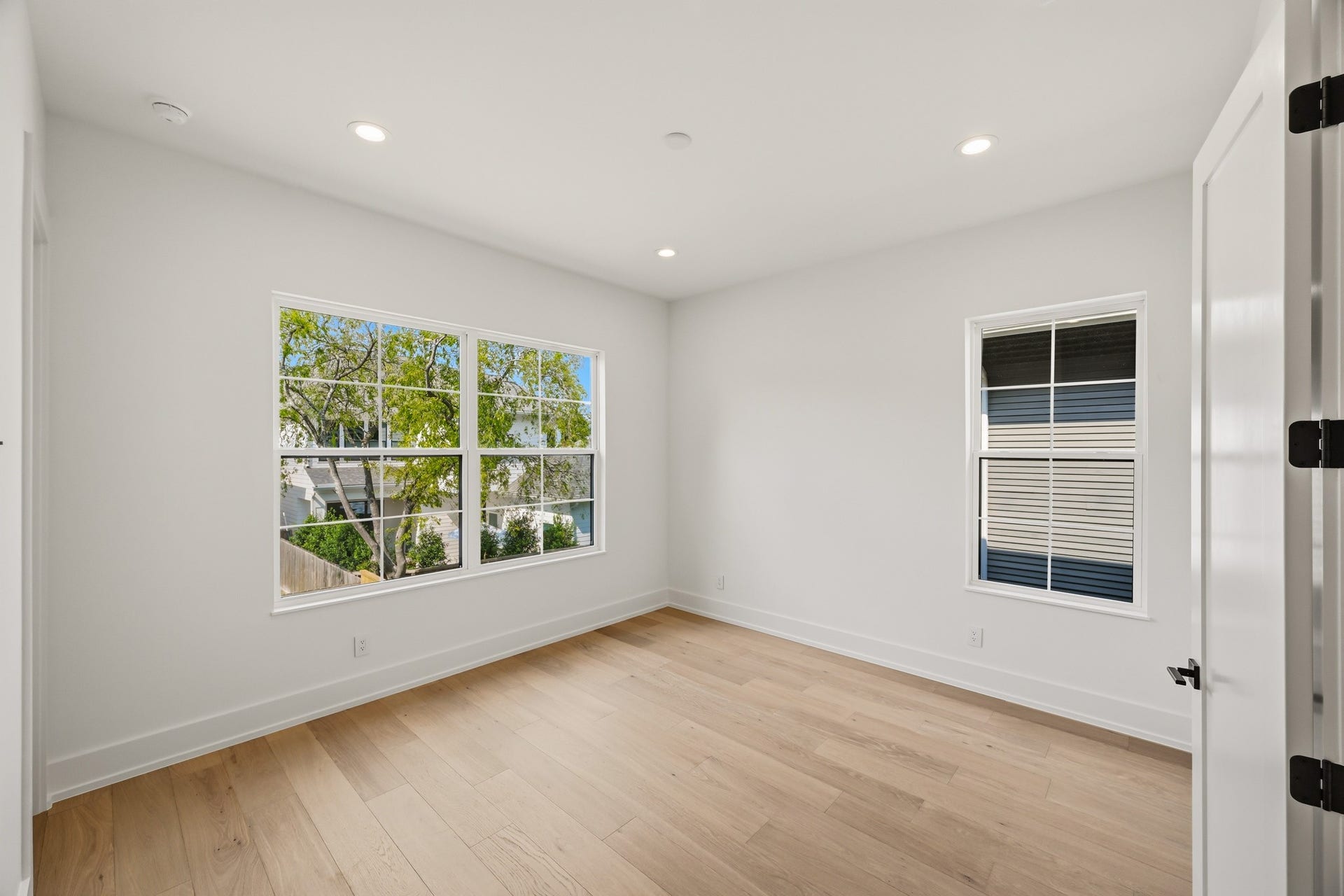 Bedroom 2 sits along the back of the home like the master!