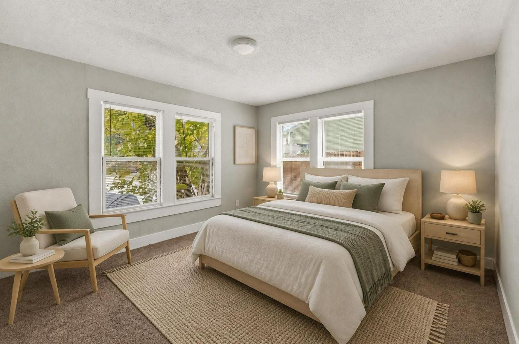1401 Collier Street, #B, Houston, TX 77023 Bedroom (Virtually staged)