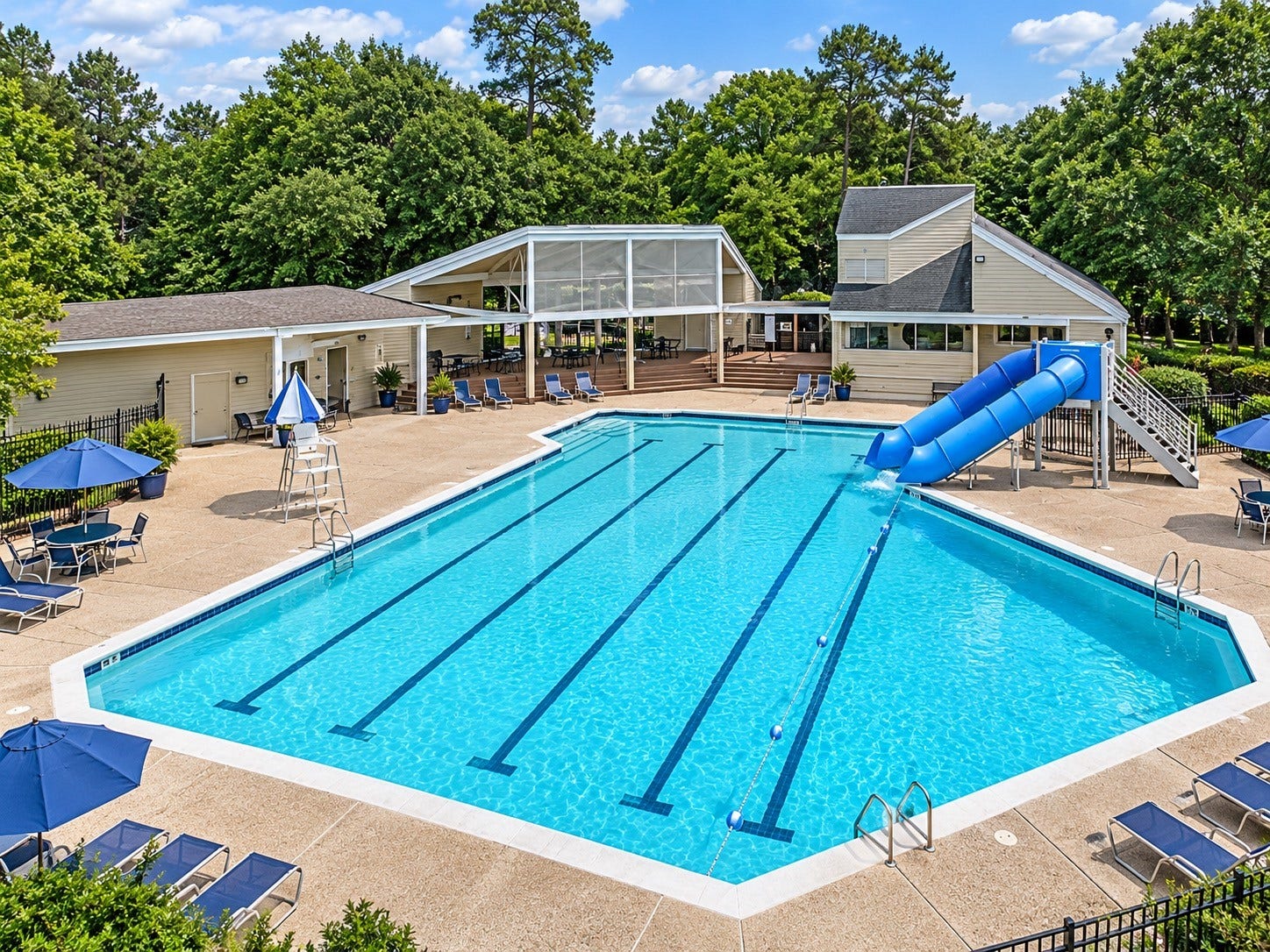 2631 Woodsboro Drive, Spring, TX 77388 The neighborhood pool