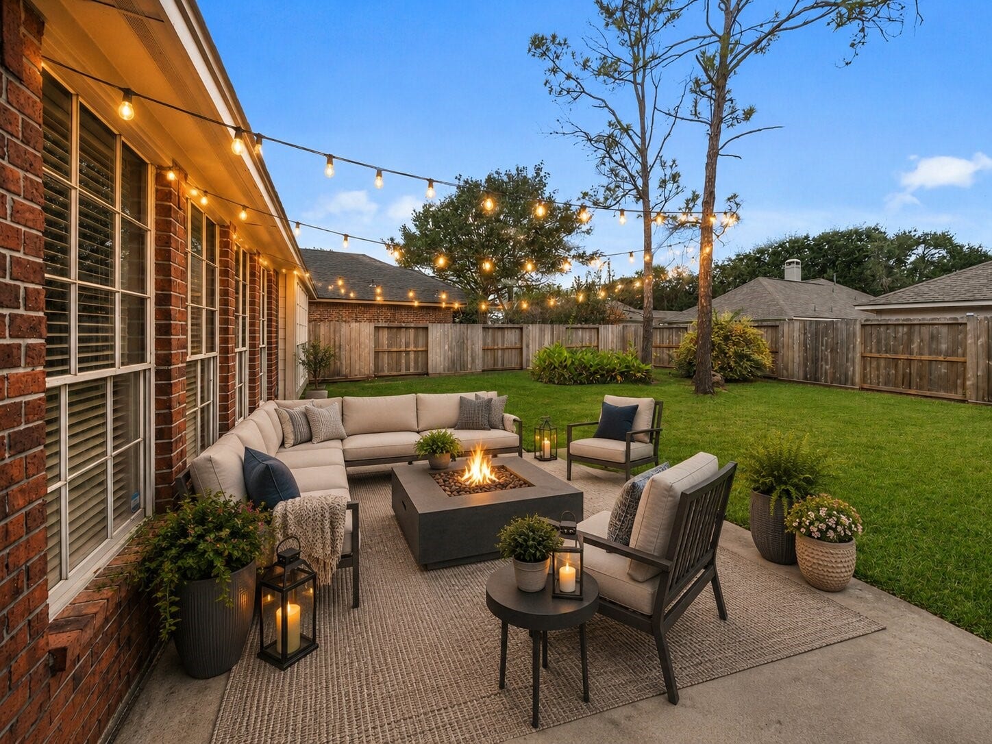 1123 Summer Brook, Sugar Land, TX 77479 This photo has been virtually staged to help you envision the space with furnishings. All furniture and decor are digital and do not represent the property's current condition.