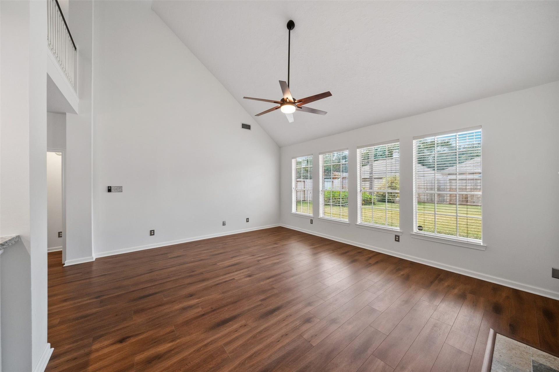 1123 Summer Brook, Sugar Land, TX 77479 Natural light pours in through a wall of windows, creating a bright and uplifting atmosphere that changes beautifully throughout the day. This is a space where mornings feel refreshing and evenings feel relaxeddesigned to complement the rhythm of everyday living.