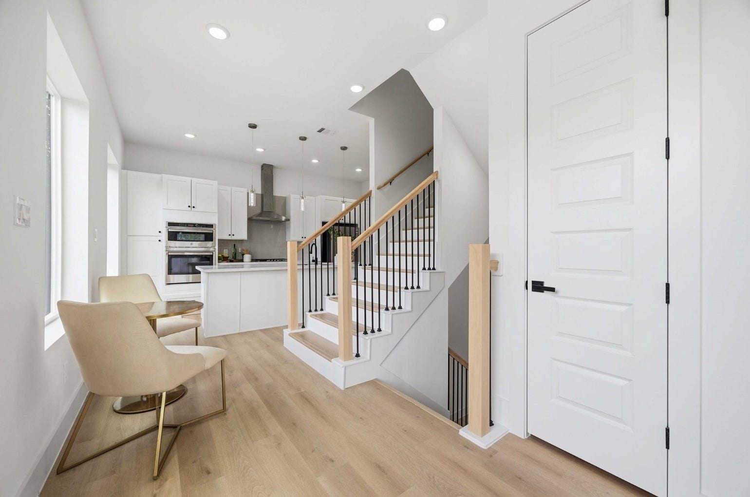 3103 Lelia Street, #B, Houston, TX 77026 Listing photos are of a neighboring unit and include professional staging. Staging, furniture, and dcor are not included with the property. Photos are intended to showcase the floor plan and design; actual finishes may vary.