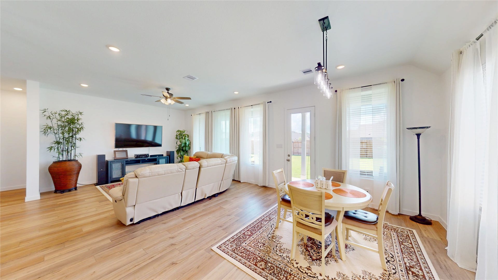 Dining Overlooks Patio