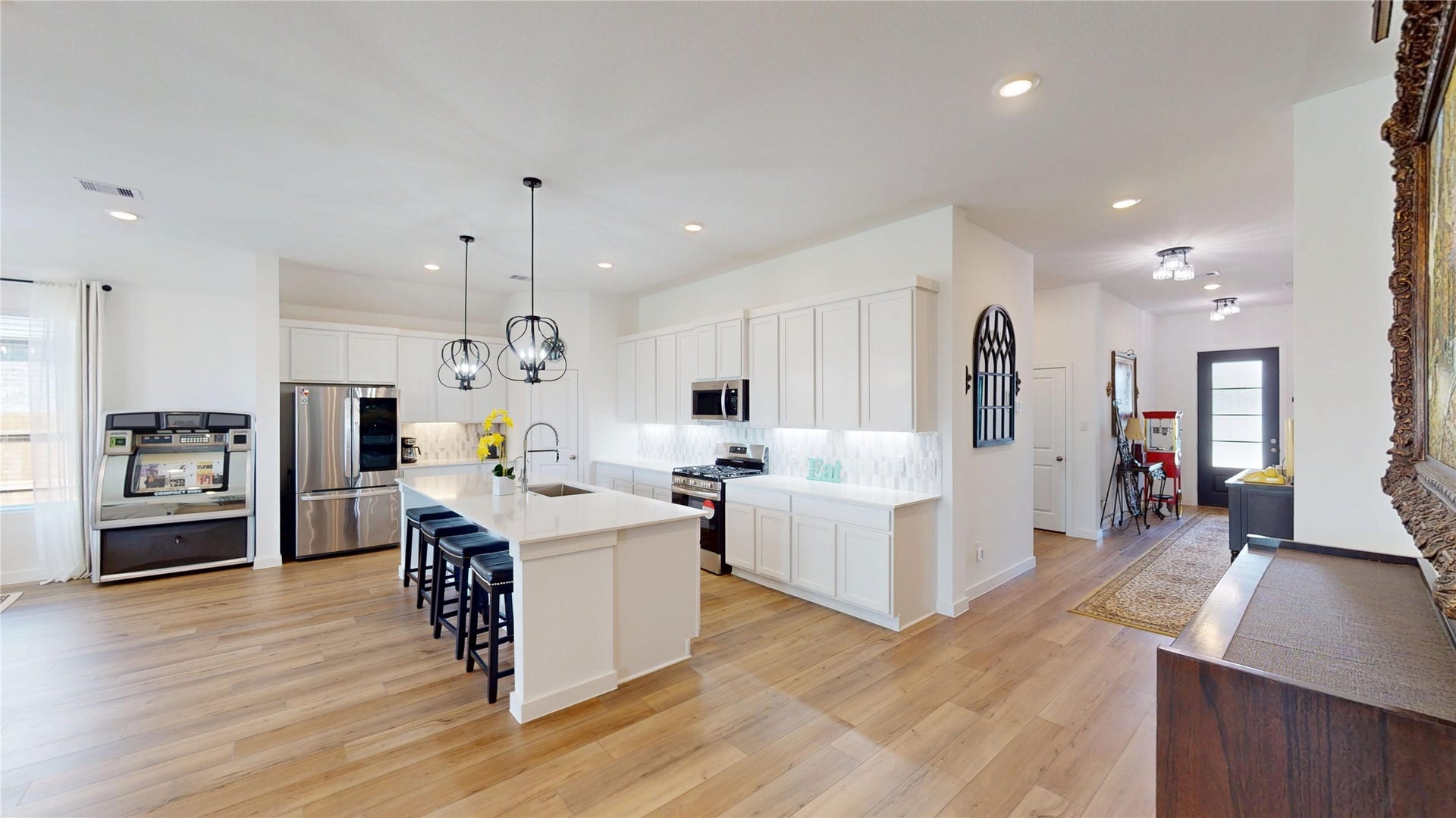 Kitchen with lots of custom touches