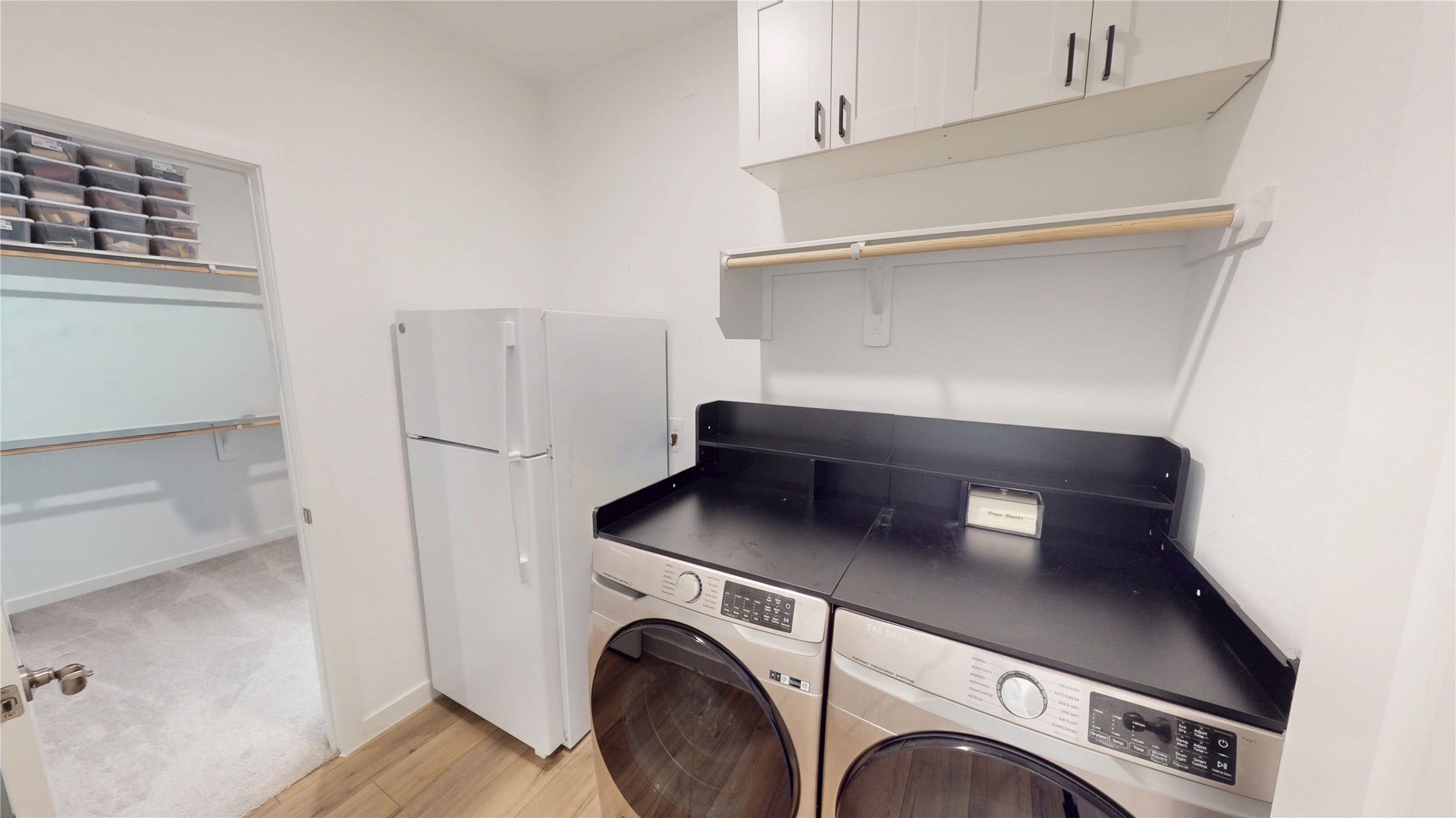 Laundry Room, Hallway entrance with secondary extract from the Owner's Suite