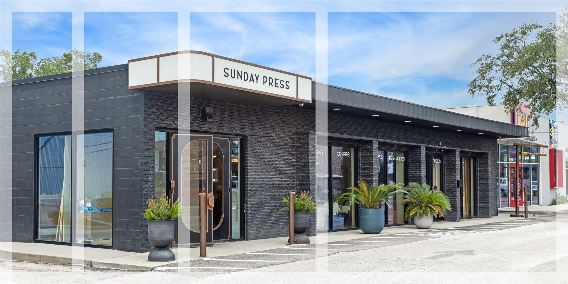 1232 Chantilly Lane, Houston, TX 77018 Your cozy neighborhood coffee spot, Sunday Press, serves up expertly brewed coffee, juices and drinks plus has a delicious food options. Perfect for a relaxed morning or a productive afternoon, this charming caf invites you to unwind and savor the moment.