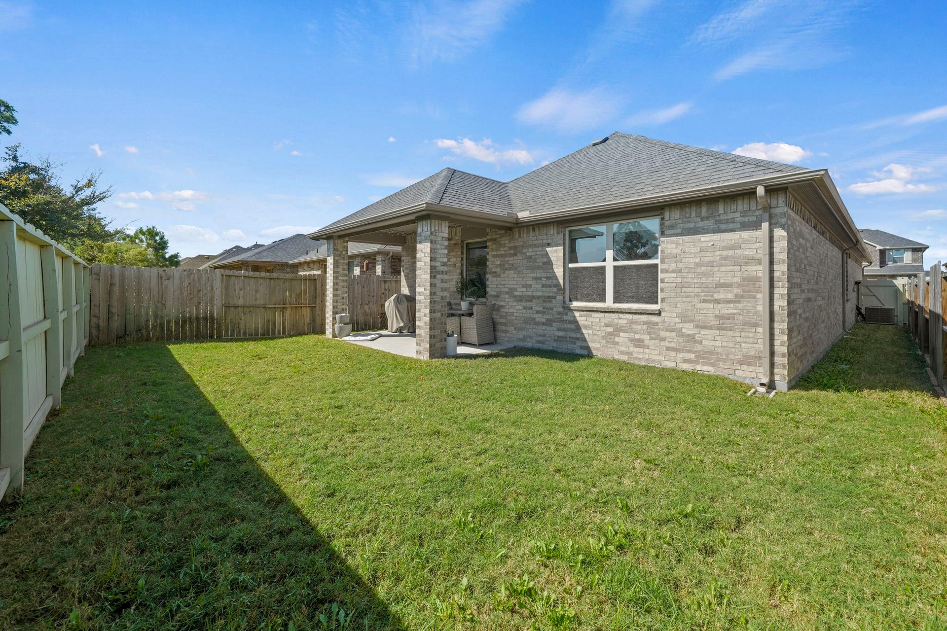 Enjoy your own backyard retreat with plenty of space for outdoor activities, entertaining, or simply soaking up the fresh air.