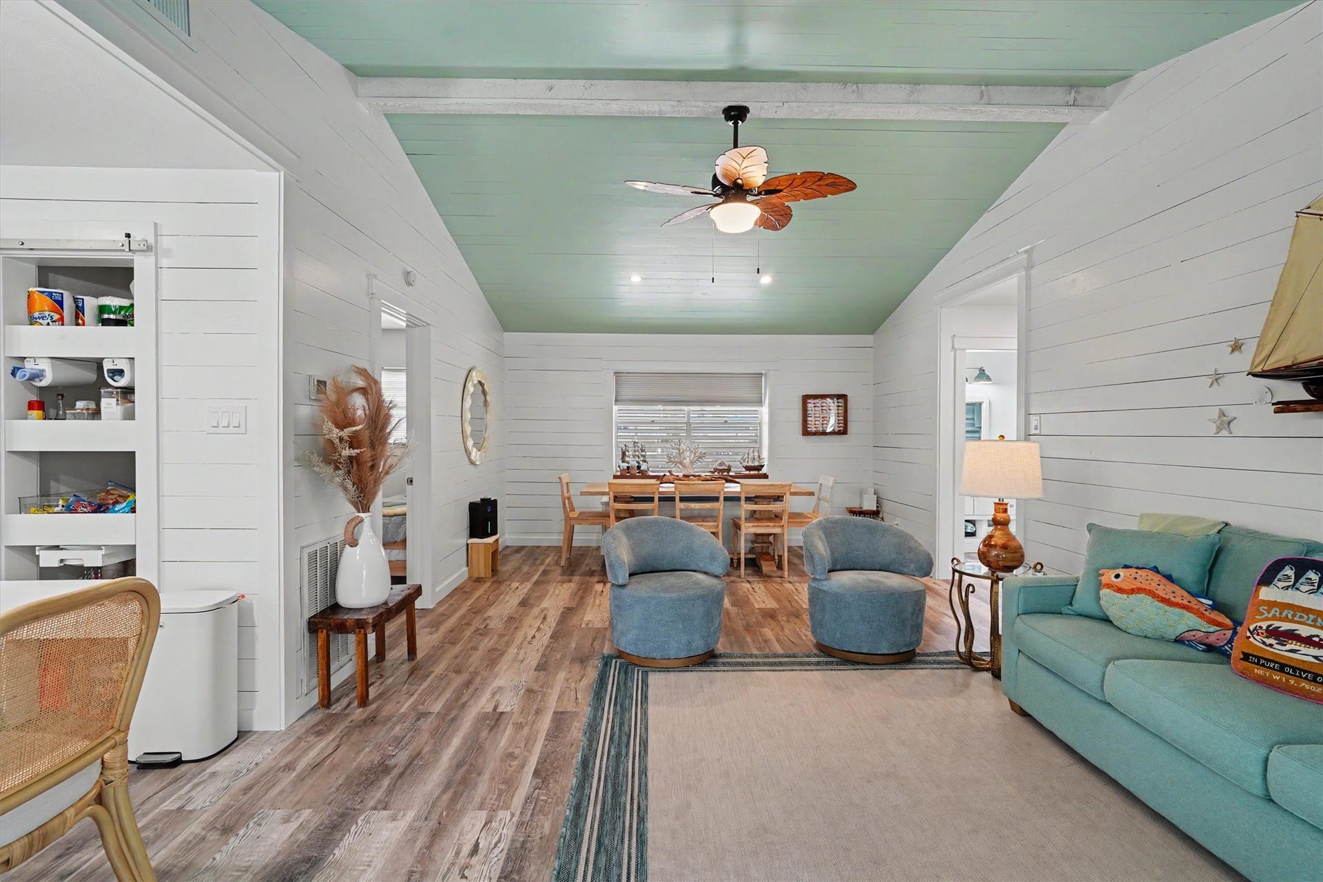 Step inside and discover a recently remodeled interior featuring modern finishes, statement beam, painted ceiling, stylish details, and designer-inspired touches throughout. Every space has been thoughtfully updated to create a fresh, sophisticated feel while keeping the home comfortable and inviting