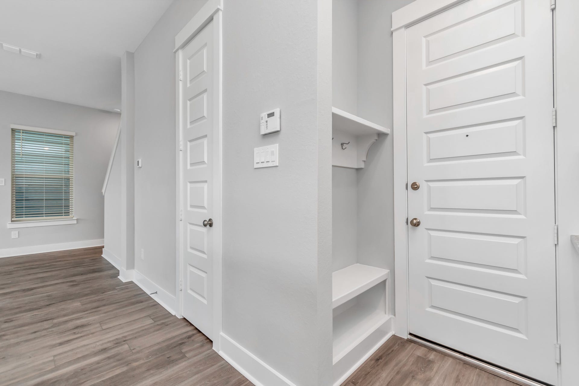 Mud Room Area at the Garage Door Entrance.