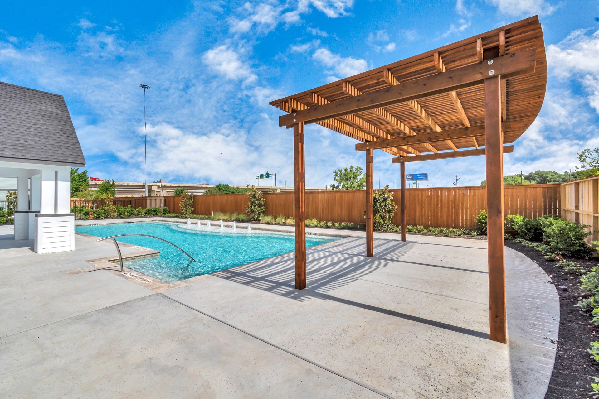 A Refreshing Resort-Style Pool Area, as well as a Quaint Dog Park.