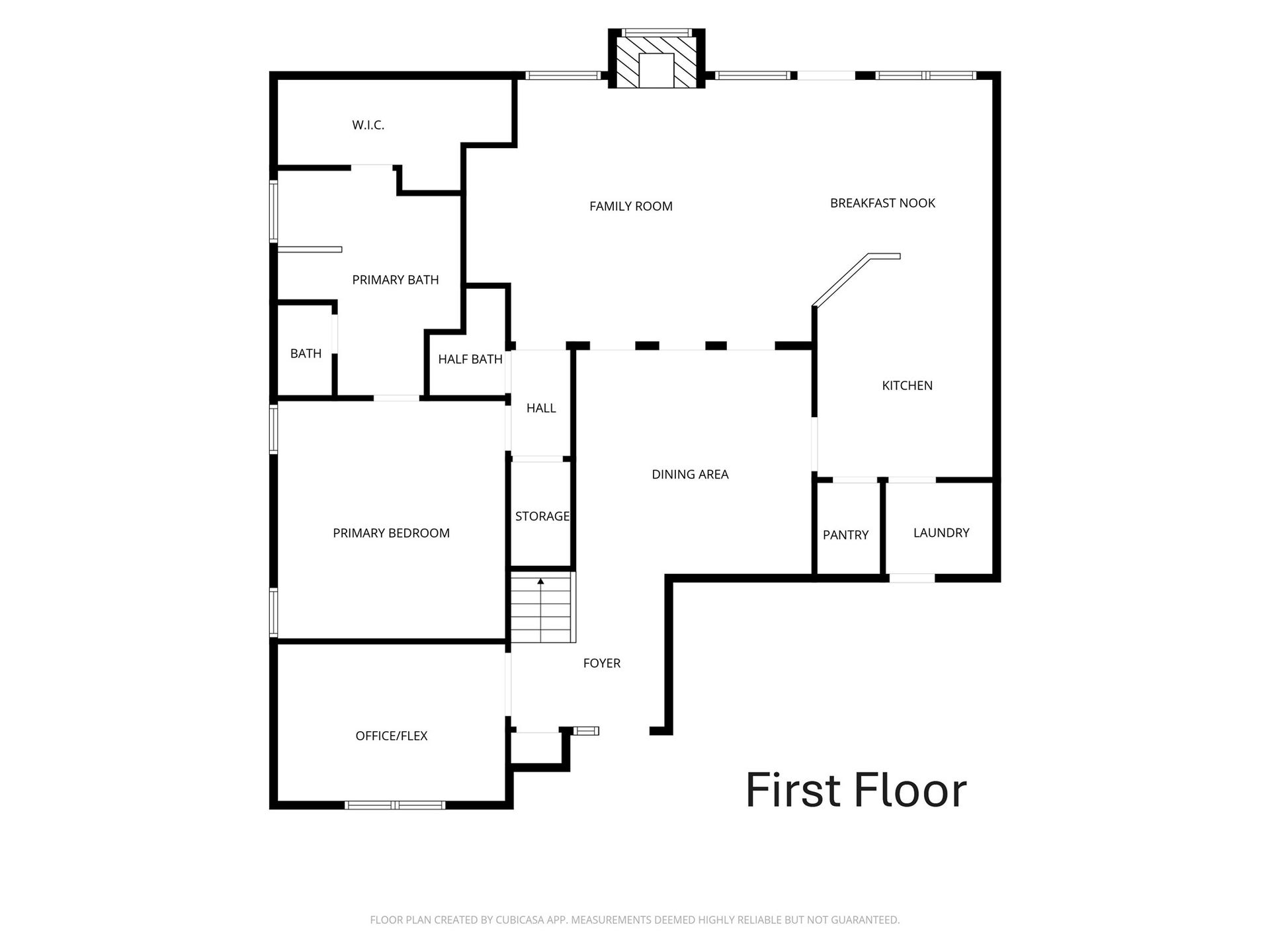 18507 Lodgepole Pine Street, Cypress, TX 77429 Floorplan- first floor