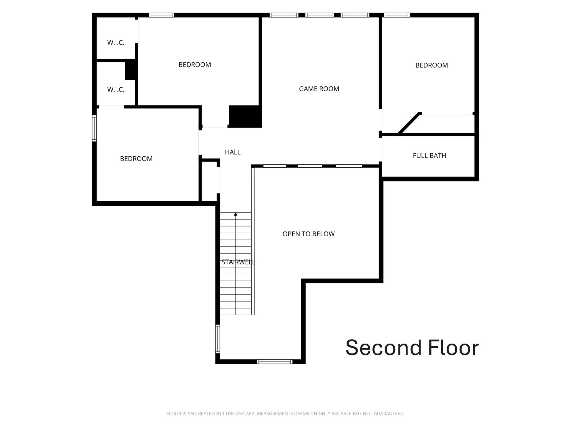 18507 Lodgepole Pine Street, Cypress, TX 77429 Floorplan- second floor