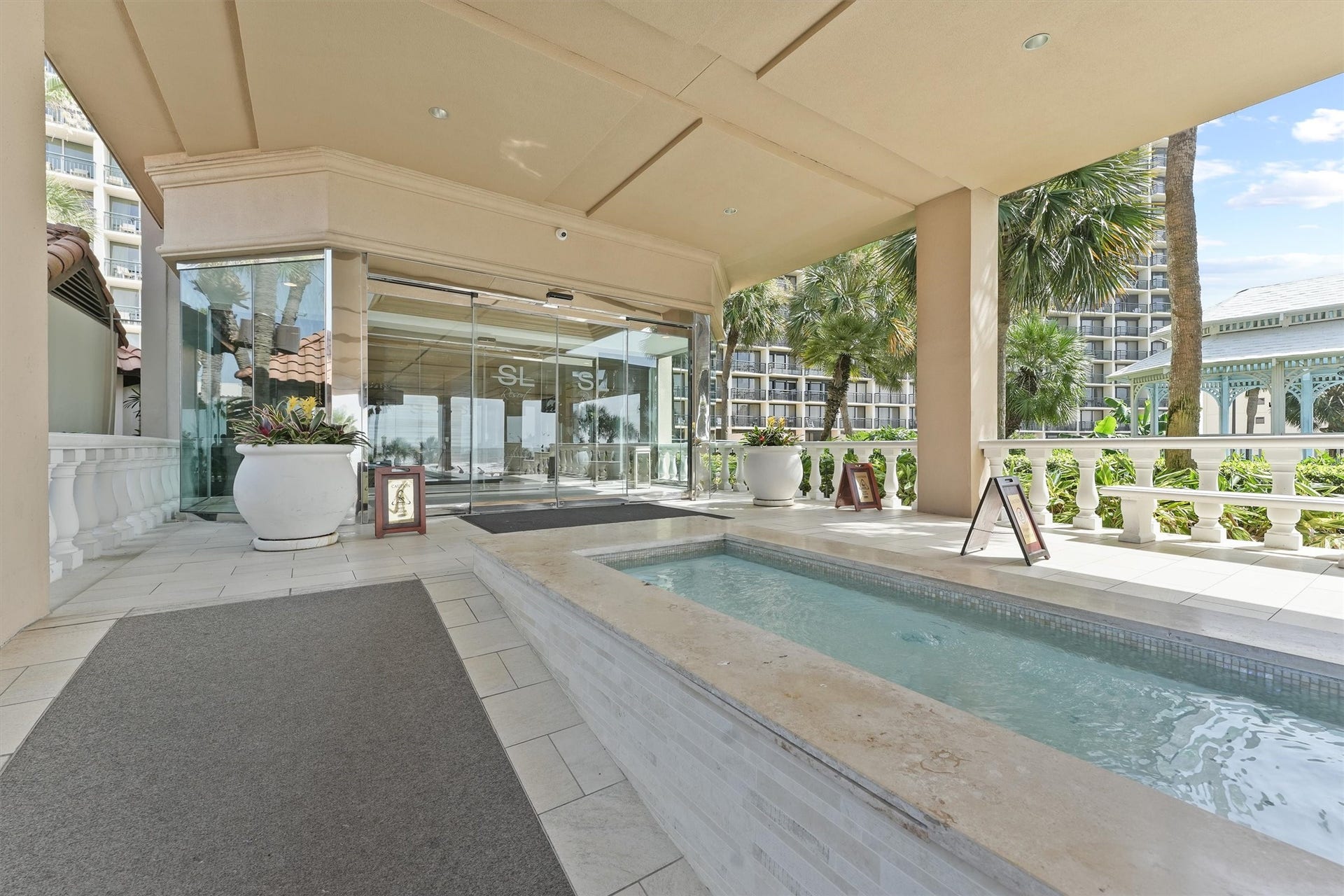 5220 Seawall Boulevard, #1038B, Galveston, TX 77551 Covered walkways and thoughtfully designed commona areas provide comfortable transitions throughout the property while maintaining a polished resort feel