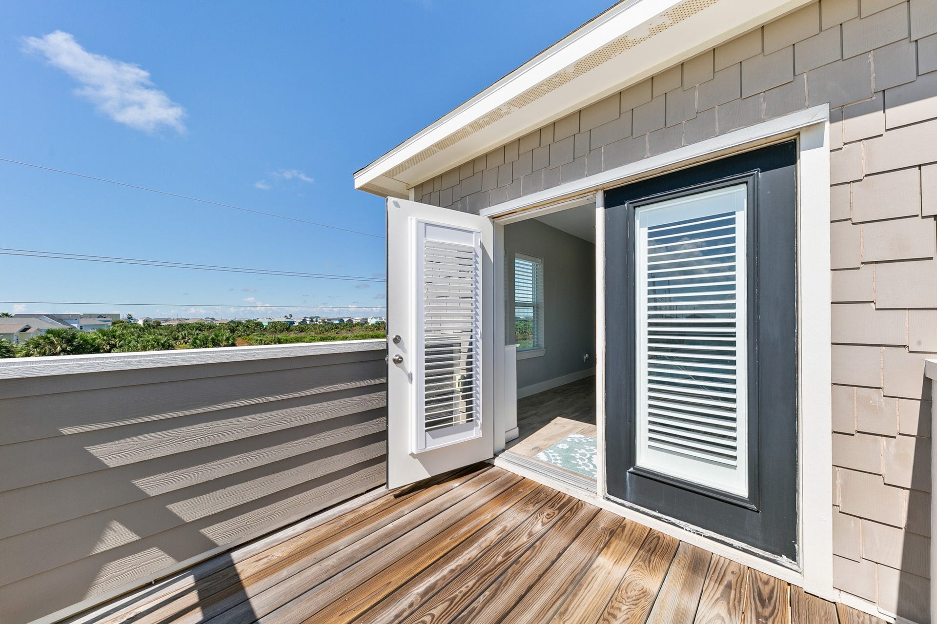 22212 Cantina Drive, Galveston, TX 77554 Primary Private Deck, Perfect for a morning coffee