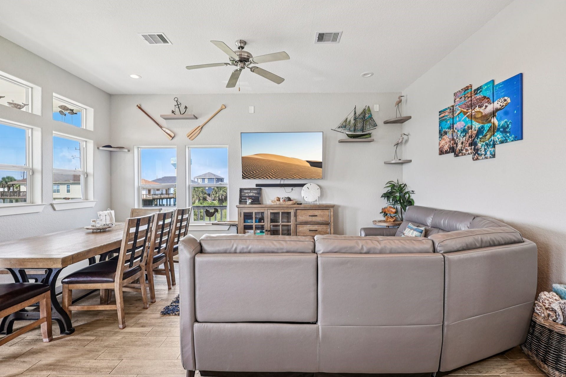 22212 Cantina Drive, Galveston, TX 77554 Lots of natural light leaving you
with an open and bright feel.
