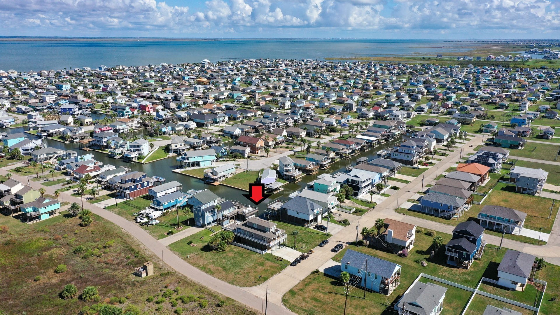 22212 Cantina Drive, Galveston, TX 77554 North View