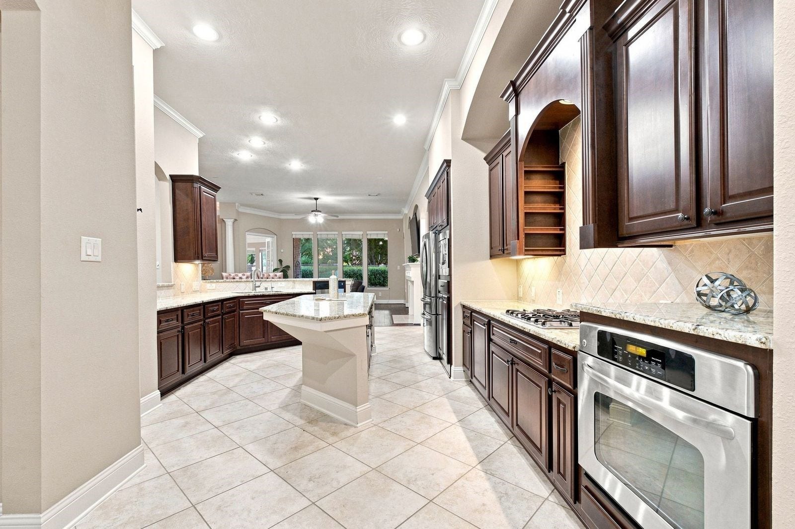 Photos do not do the size of this kitchen justice.