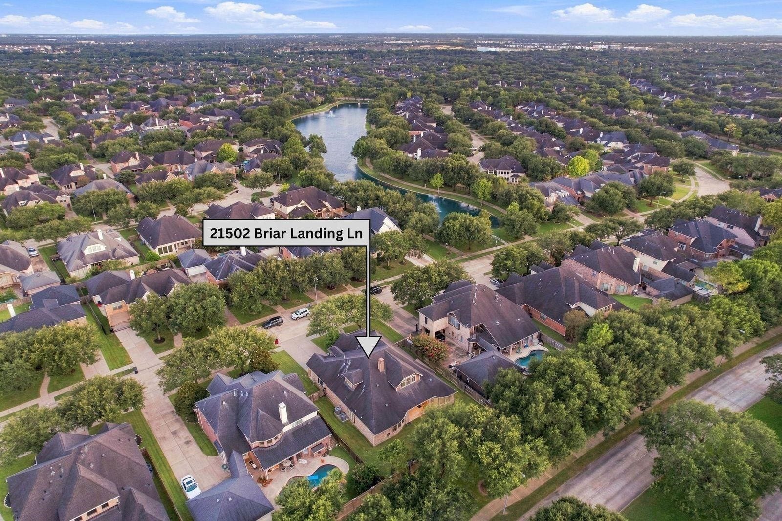 Neighborhood lakes are at your front door.