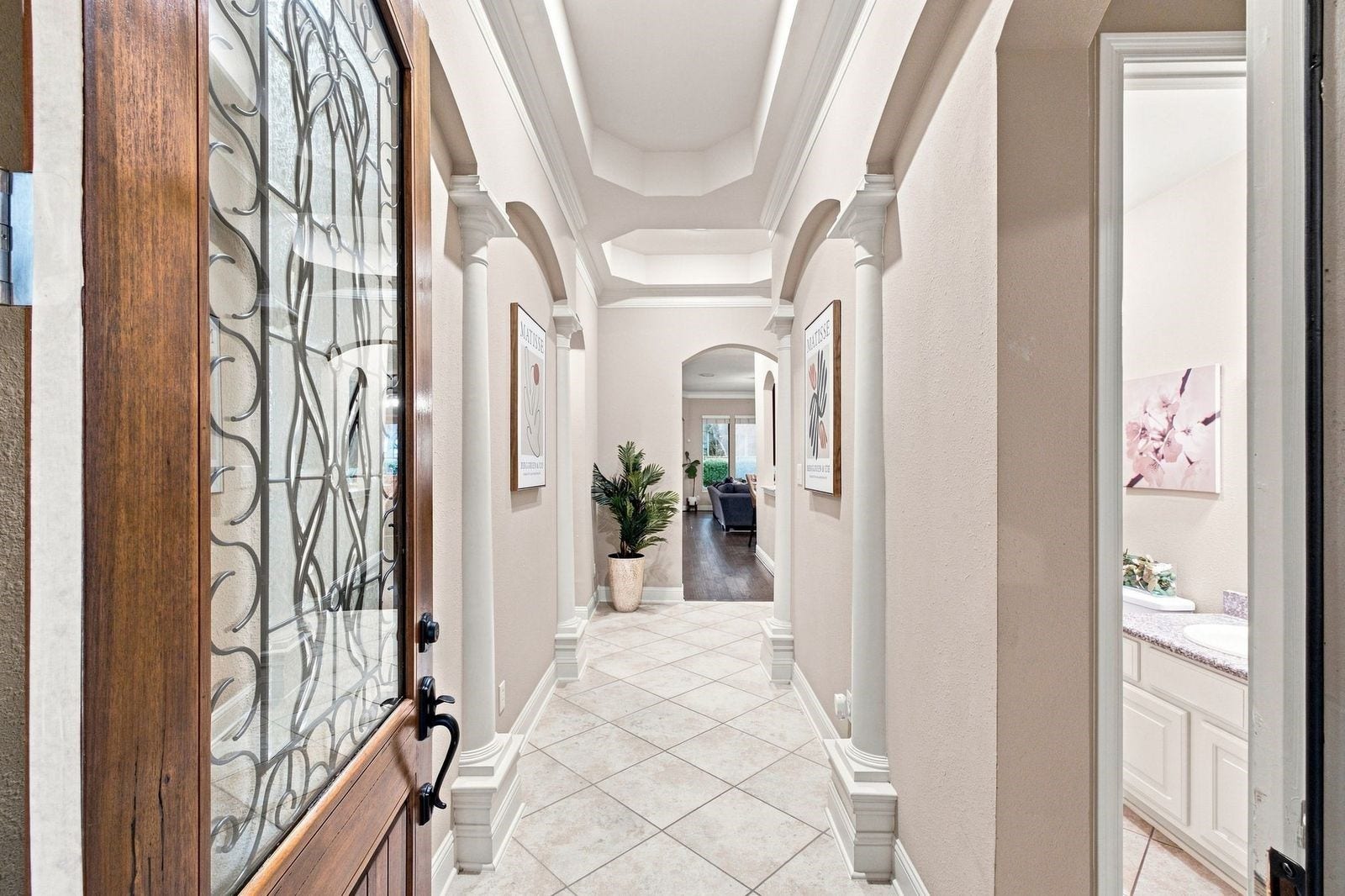 Soaring ceilings, this is one of Trendmaker's most rare and popular floorplans.