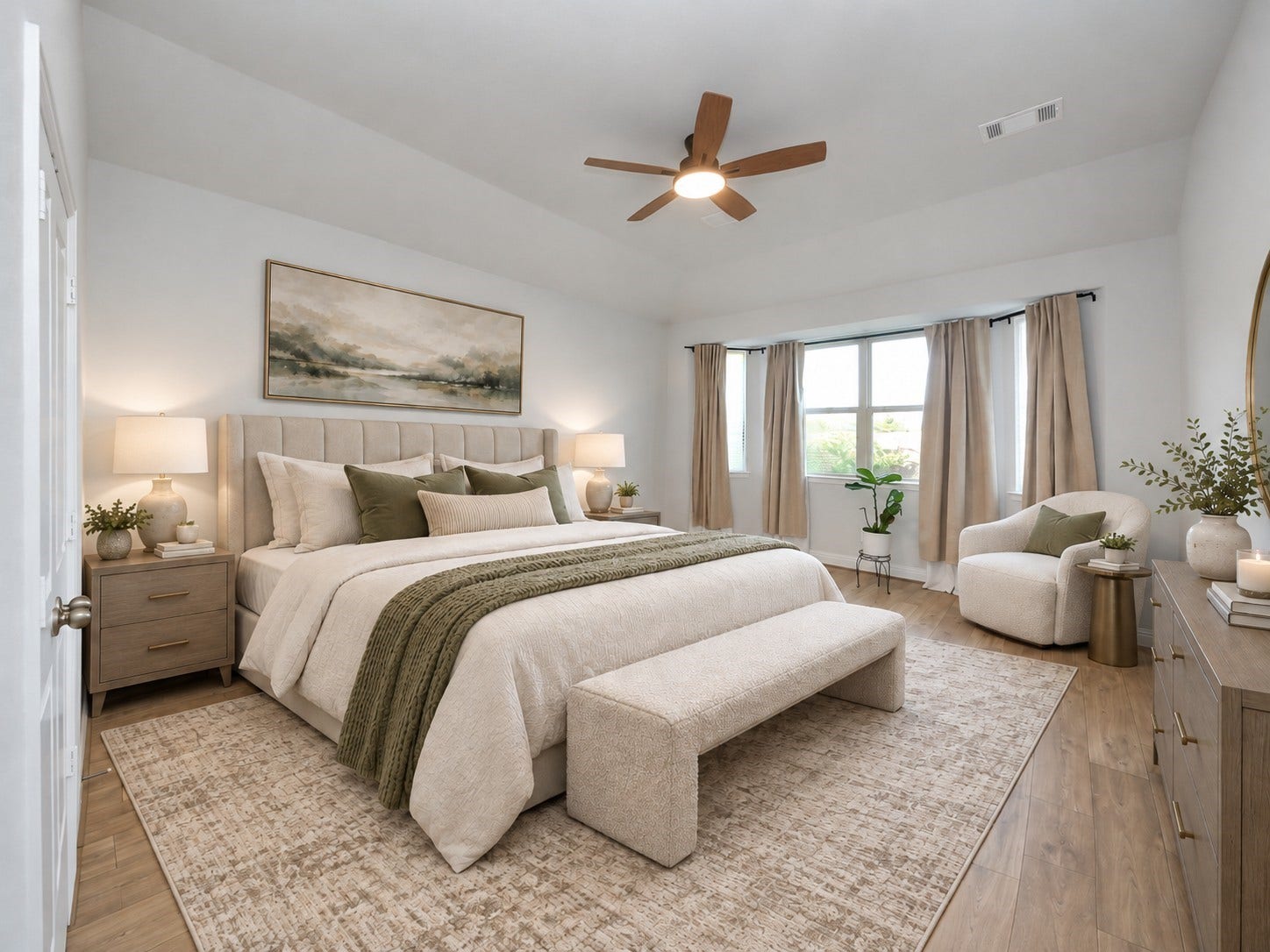 4251 Colony Lane, Missouri City, TX 77459 Virtually staged primary bedroom.