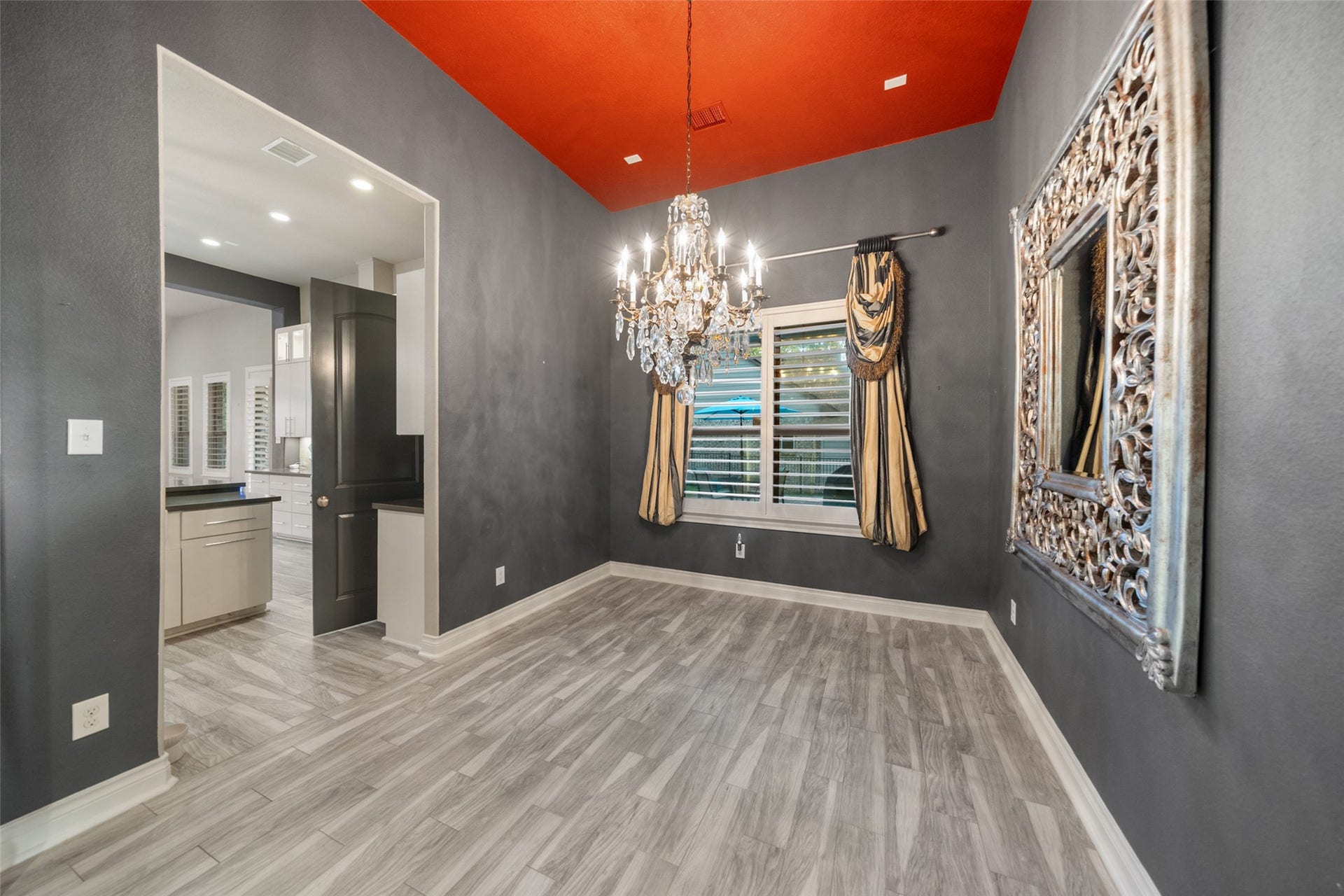 Formal dining room.