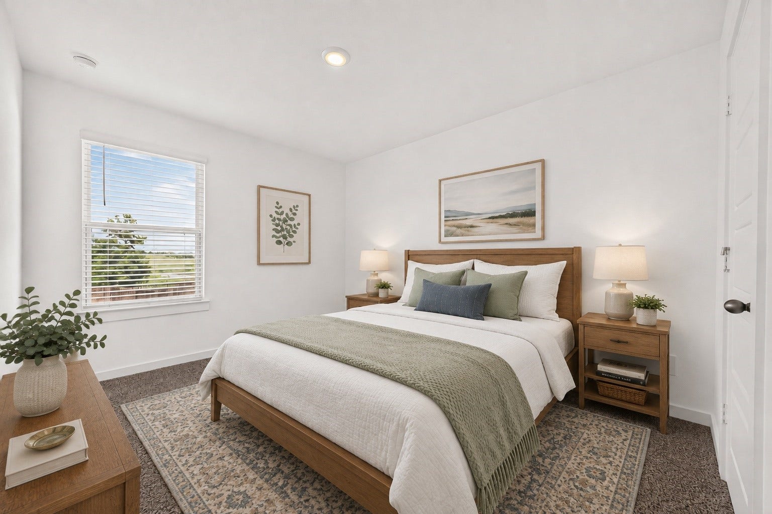 3021 Skyline Mesa Drive, Houston, TX 77047 Secondary Bedroom One - Image Virtuallt staged