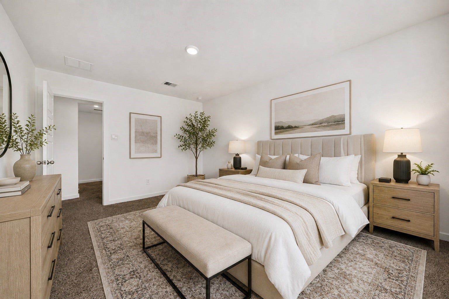 3021 Skyline Mesa Drive, Houston, TX 77047 Primary Bedroom Image Virtually Staged