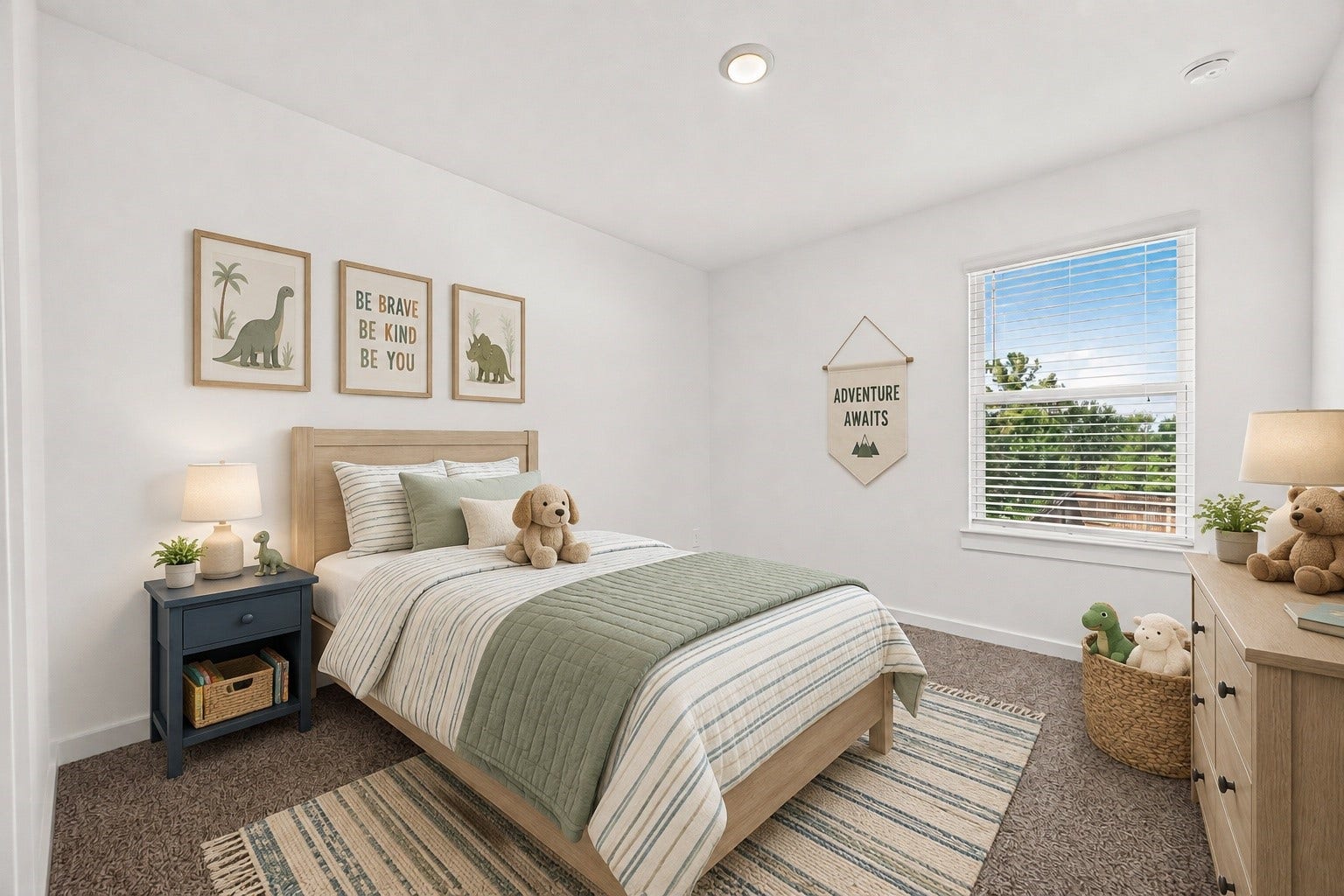 3021 Skyline Mesa Drive, Houston, TX 77047 Secondary Bedroom Three - Image Virtually staged