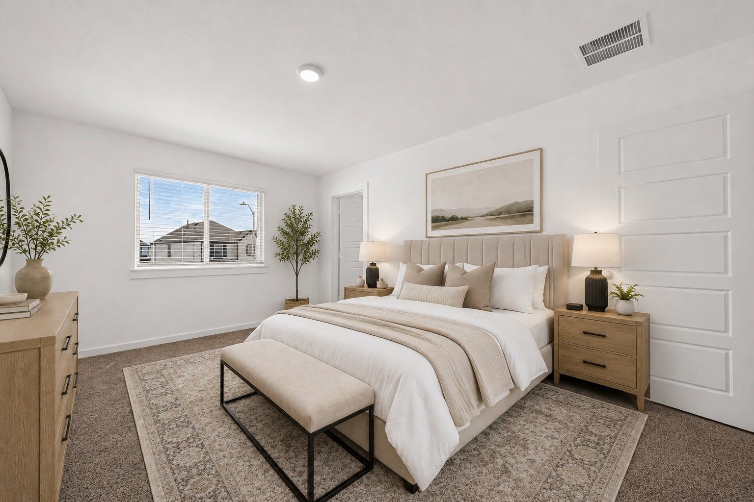 3021 Skyline Mesa Drive, Houston, TX 77047 Primary Bedroom Image Virtually Staged