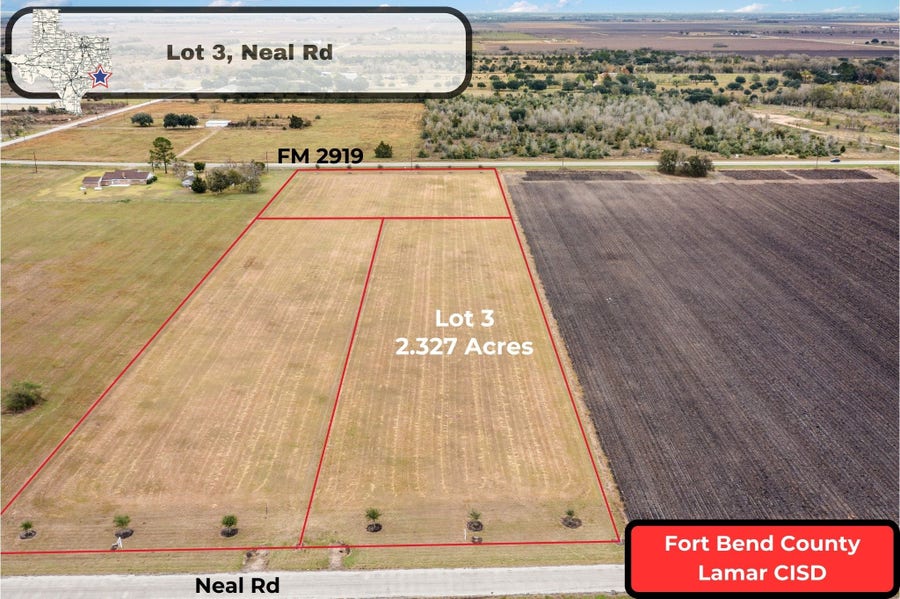 Property photo for Lot 3 Neal Rd, Beasley, TX