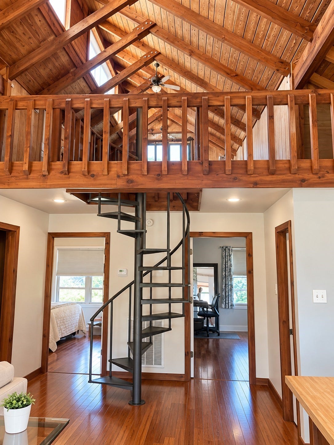 3710 Brewster Key Drive, Galveston, TX 77554 Great spiral staircase to the loft area