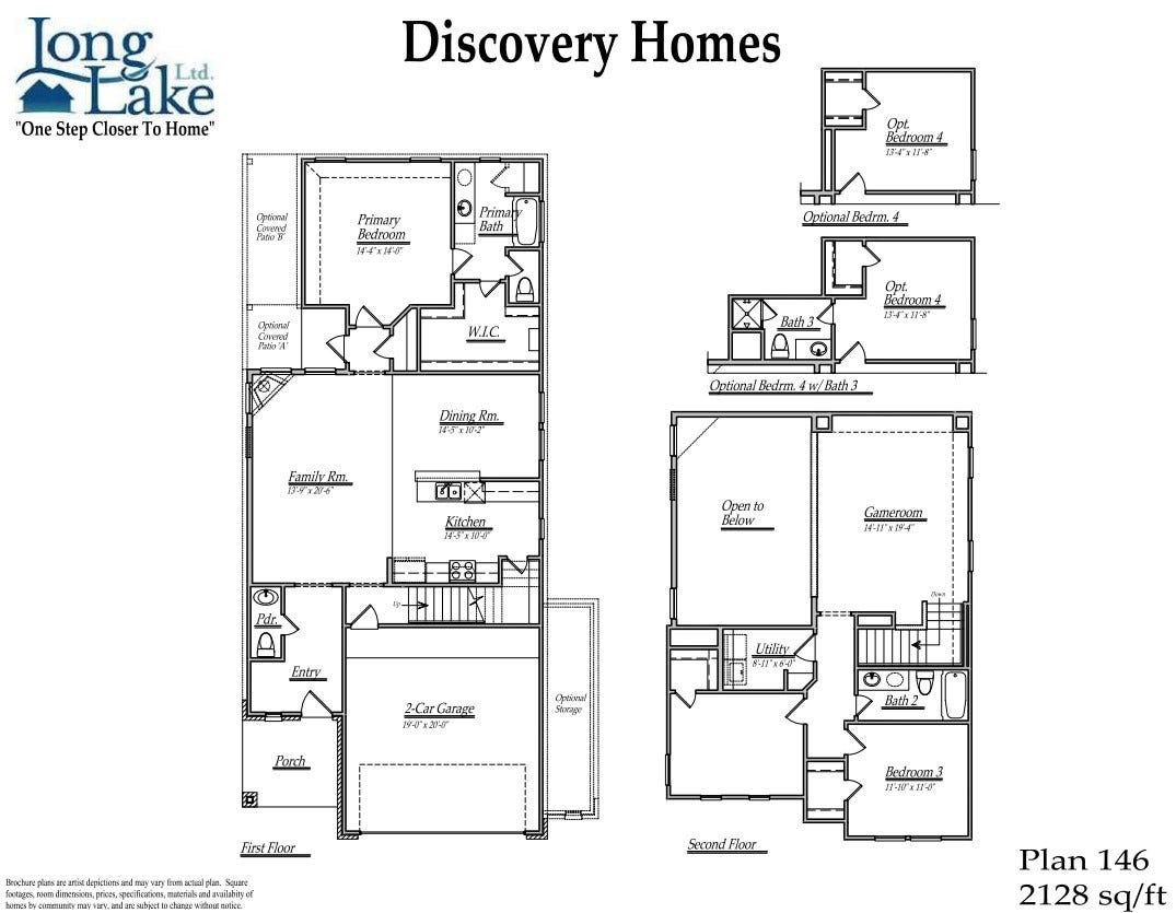 5822 Madison Trail Drive, Richmond, TX 77469 Plan 146 features 4 bedrooms, 3 full baths, 1 half bath and over 2,100 square feet of living space.