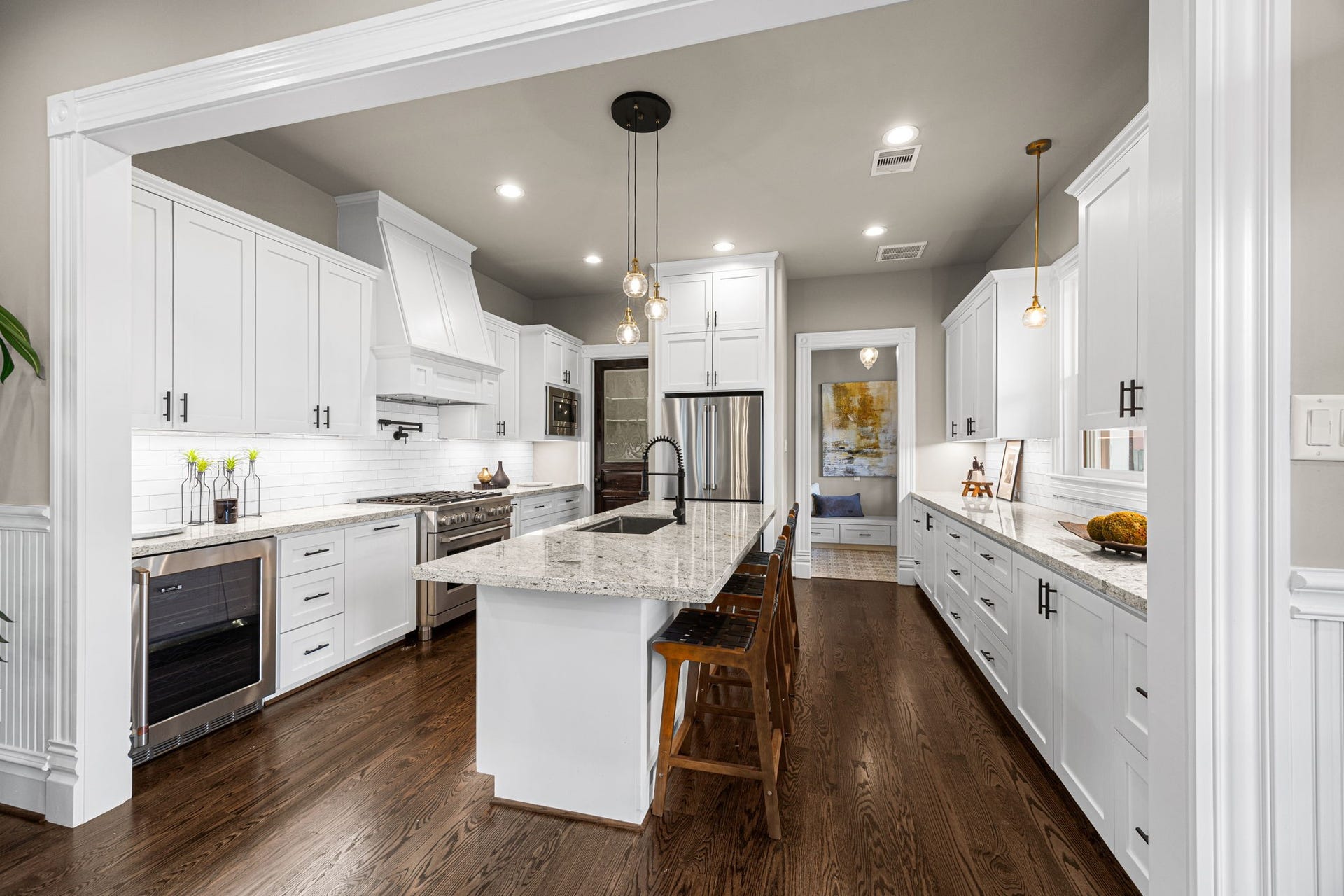 The kitchen is truly the heart of this home - both in size, efficiency, finishes...and appliances!