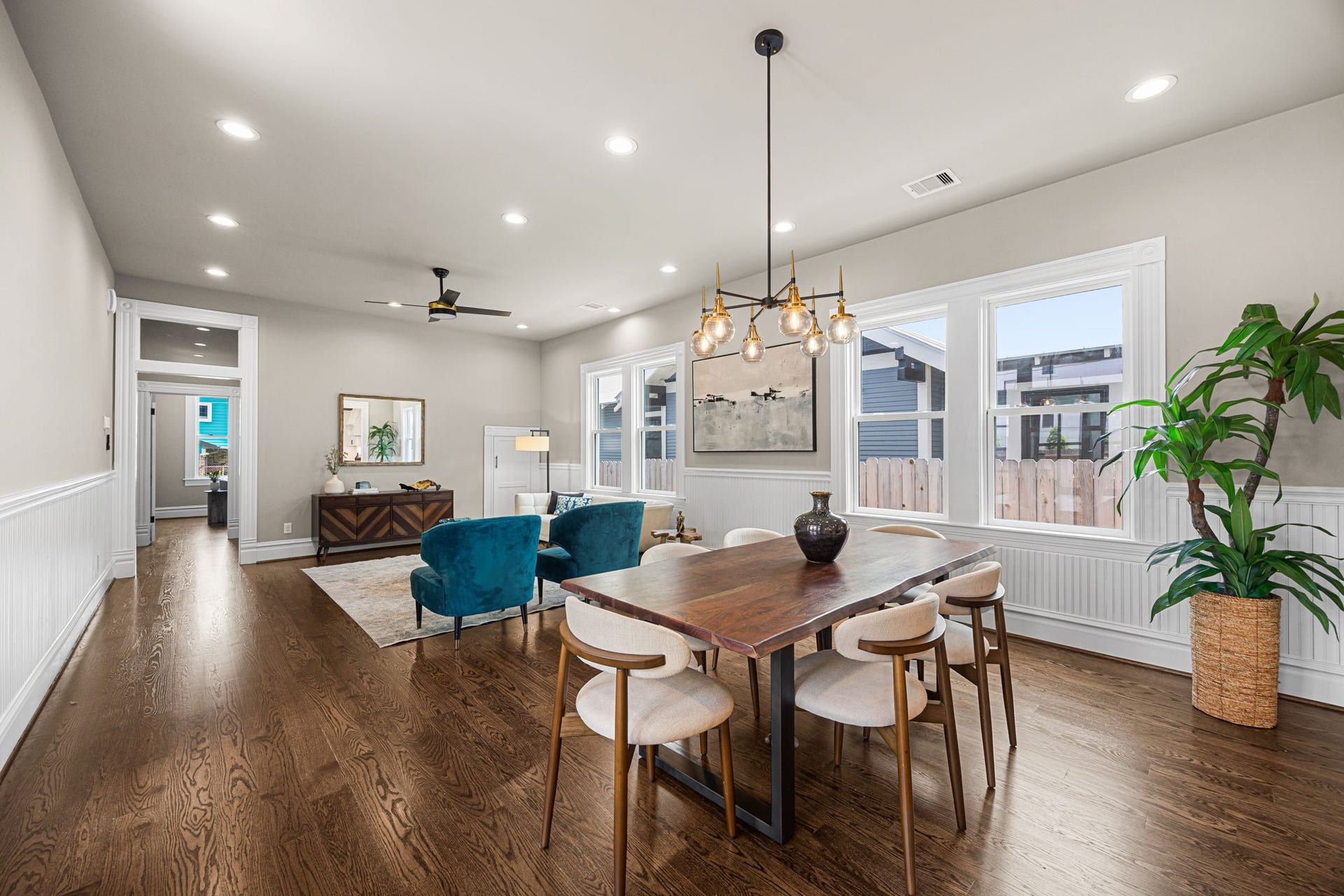 Enjoy generous natural light from the large windows throughout the 1st floor.