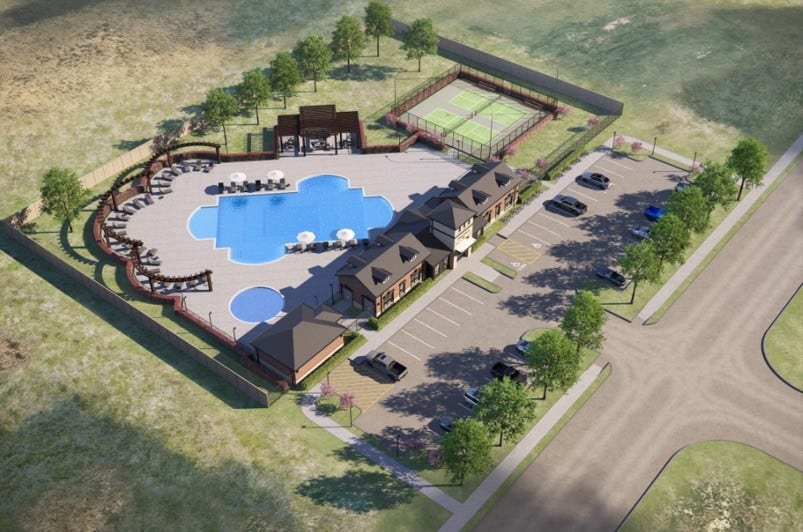 1511 Creek Point Drive, Crosby, TX 77532 Sweetgrass Village Community Center (currently under construction).