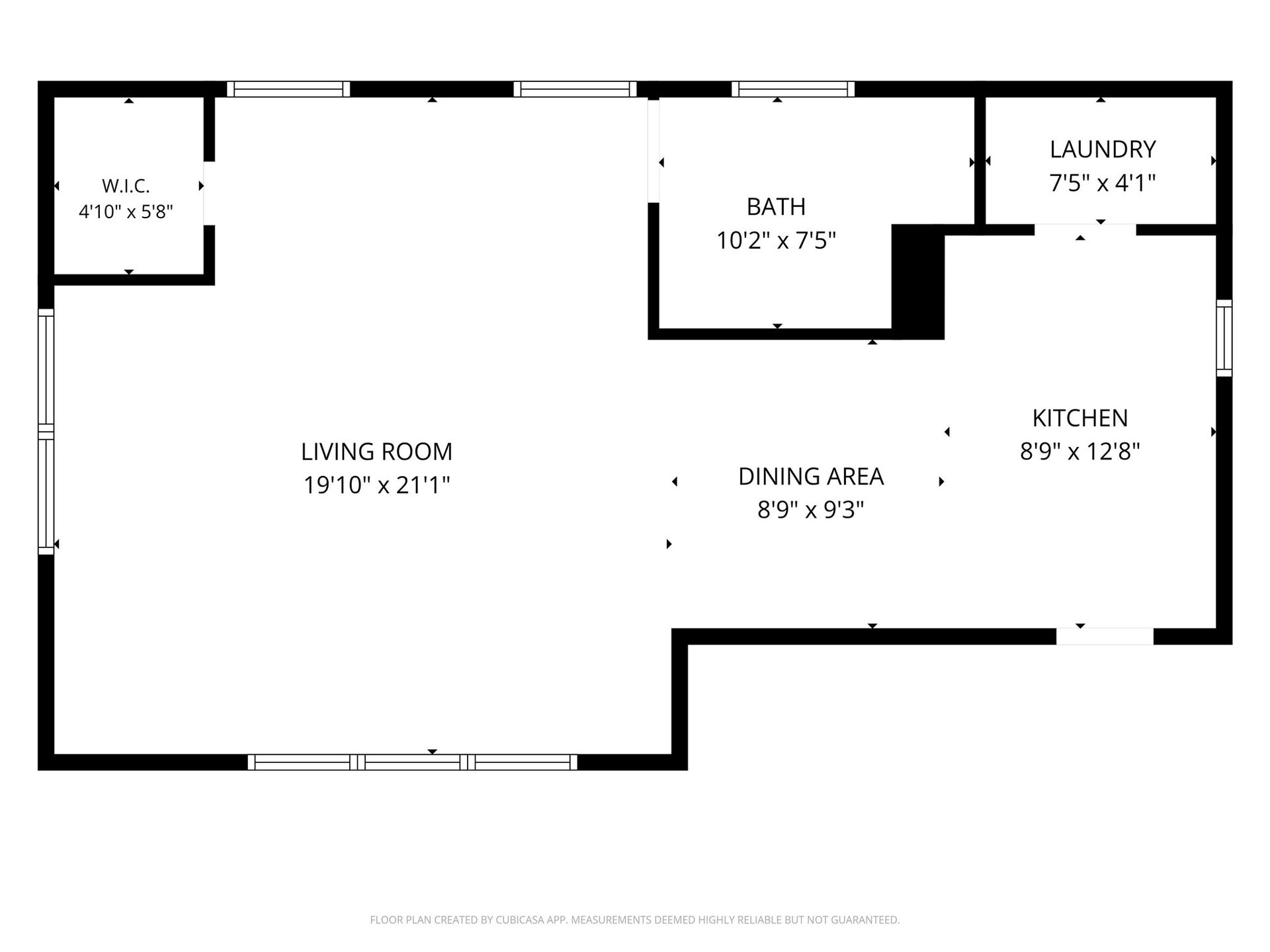 Discover the perfect blend of functionality and style in this garage apartment, featuring a spacious living room, well-equipped kitchen, convenient dining area, and modern amenities including a bath, laundry, and walk-in closet.