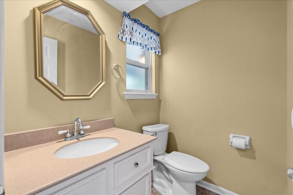 Half bath off laundry room