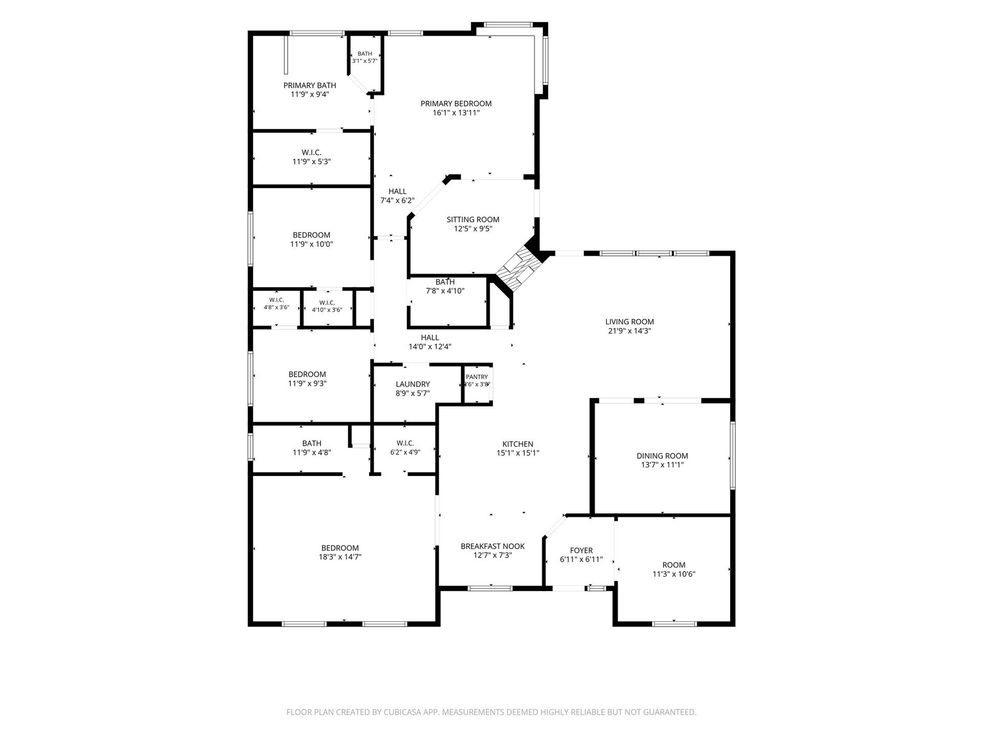 5815 Pheasant Ridge Lane, Houston, TX 77041 Spacious floor plan featuring a large living room, modern kitchen with breakfast nook, separate dining room, and multiple bedrooms including a primary suite with a sitting room. Ample storage with walk-in closets and a convenient laundry area.