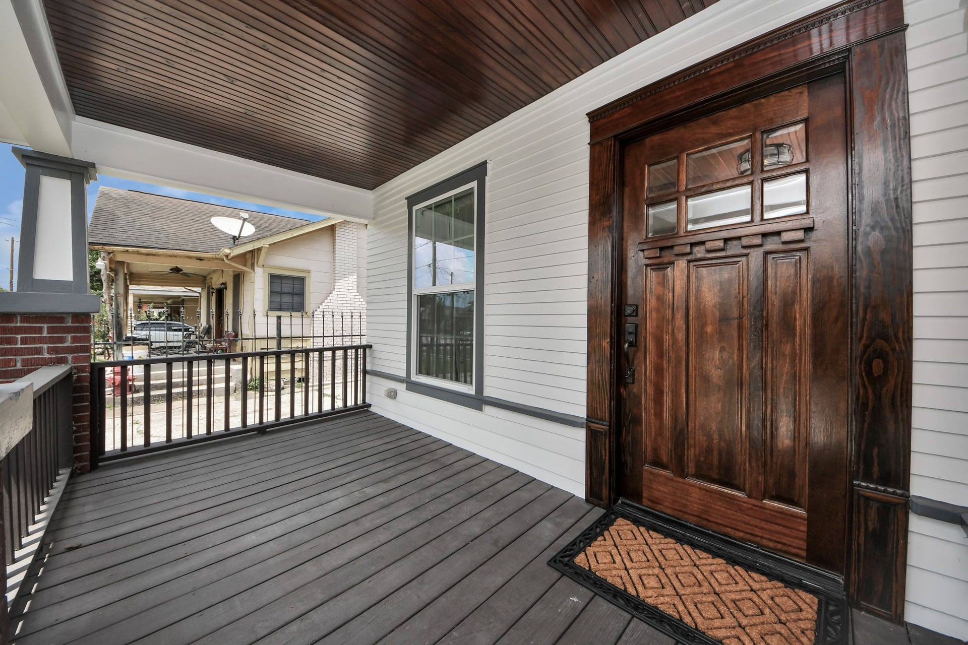 A spacious covered front porch creates the perfect place to relax, unwind, and welcome guests.