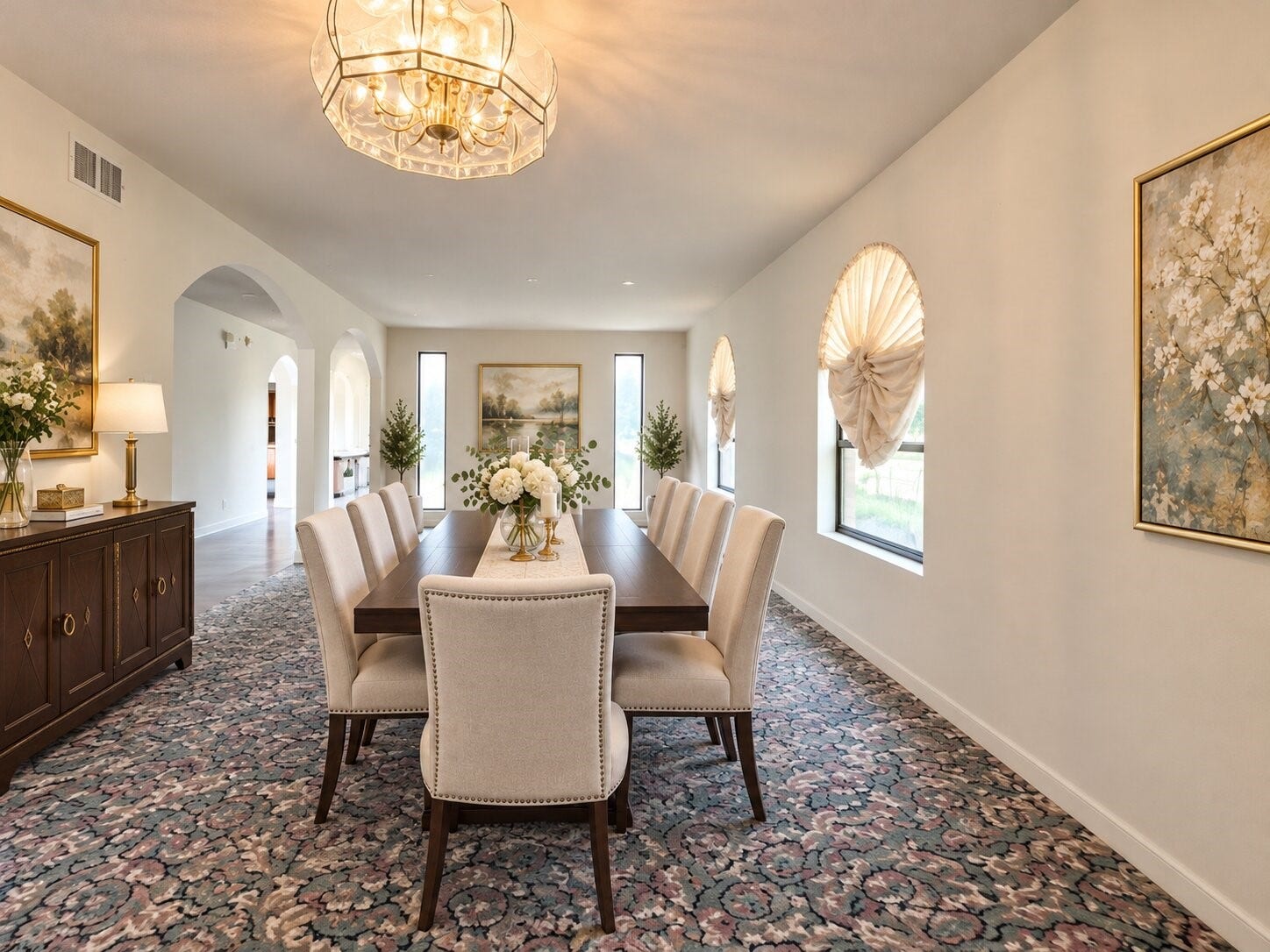 7110 W Mockingbird Lane, Pearland, TX 77584 digital staged fomal dining