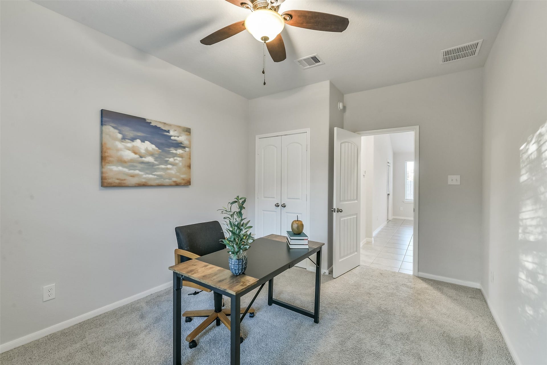 19450 Tobiano Park Drive, Tomball, TX 77377 Secondary bedroom #3 staged as a home office