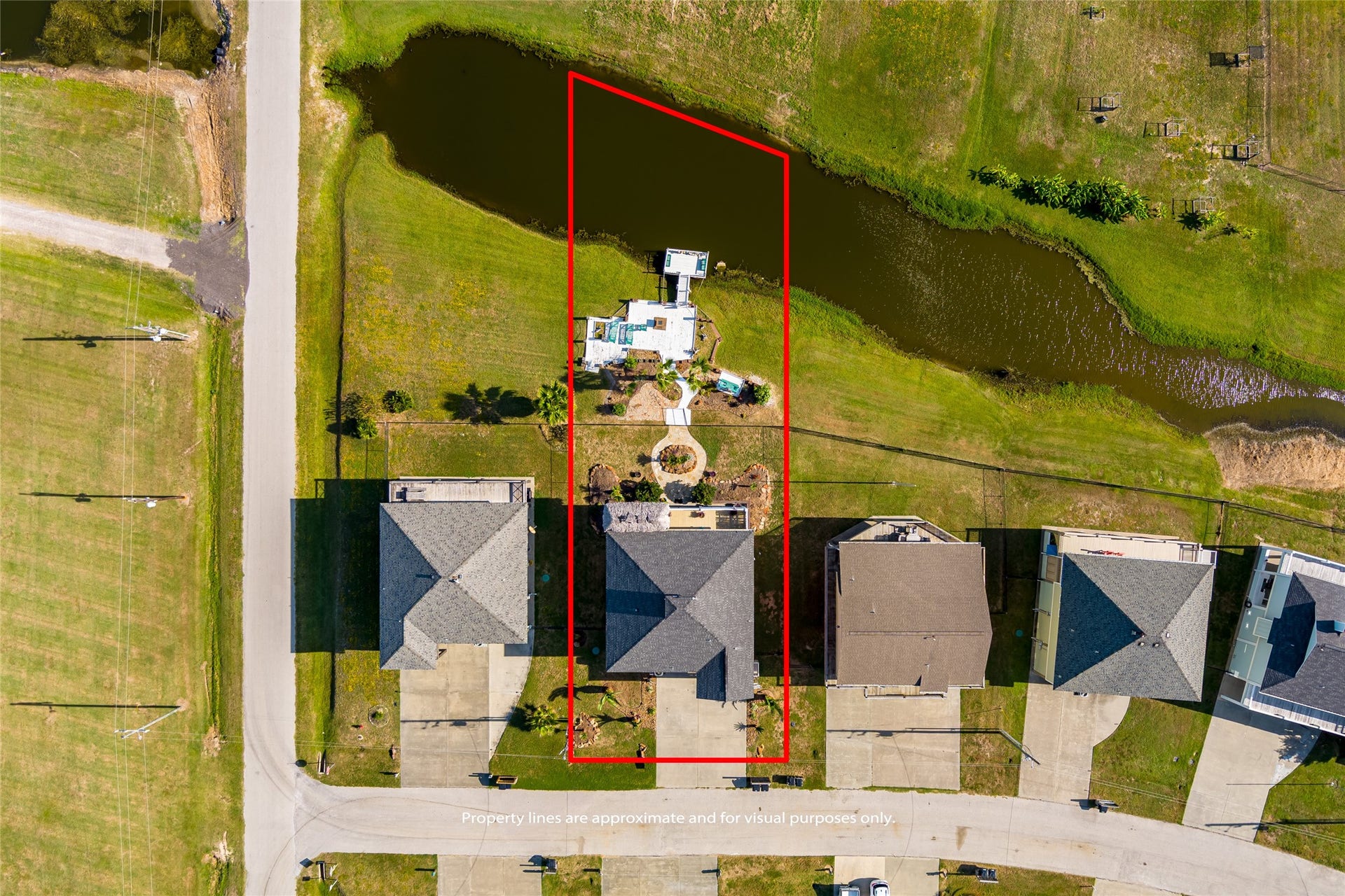 Approximate outlined imagery of the property