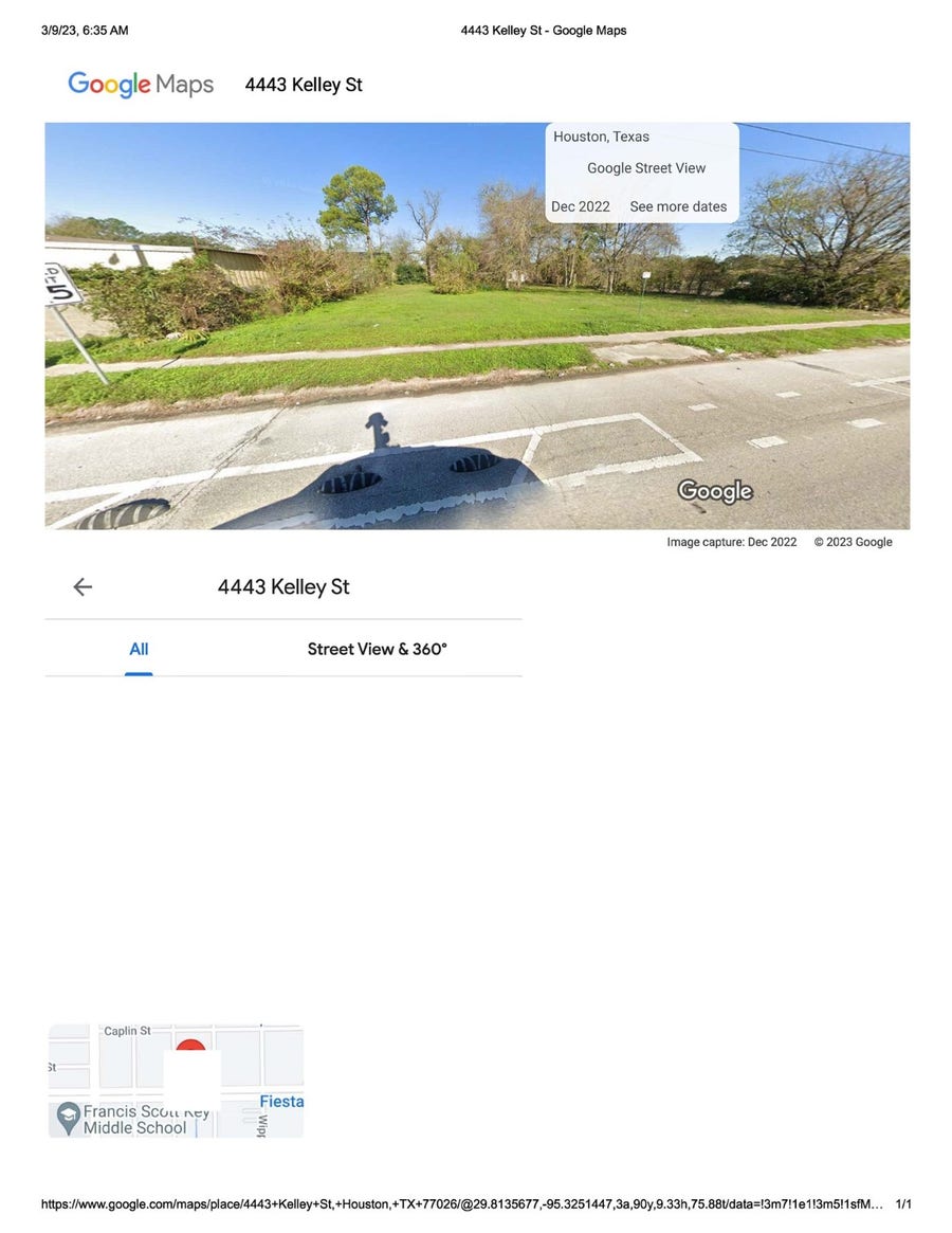 Property photo for 4443 Kelley Street, Houston, TX