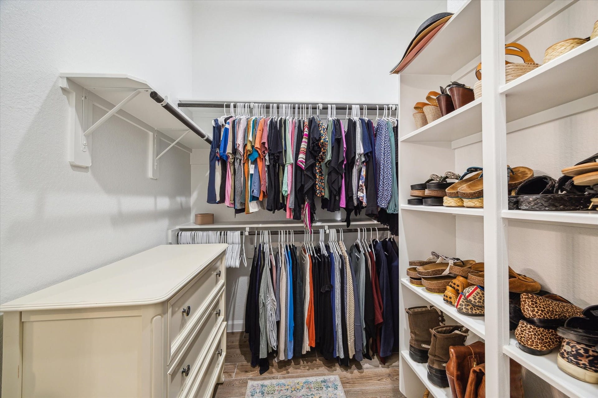 1523 Carson Field Lane, Richmond, TX 77469 Walk in closet #1 features plenty of hanging space built in's.