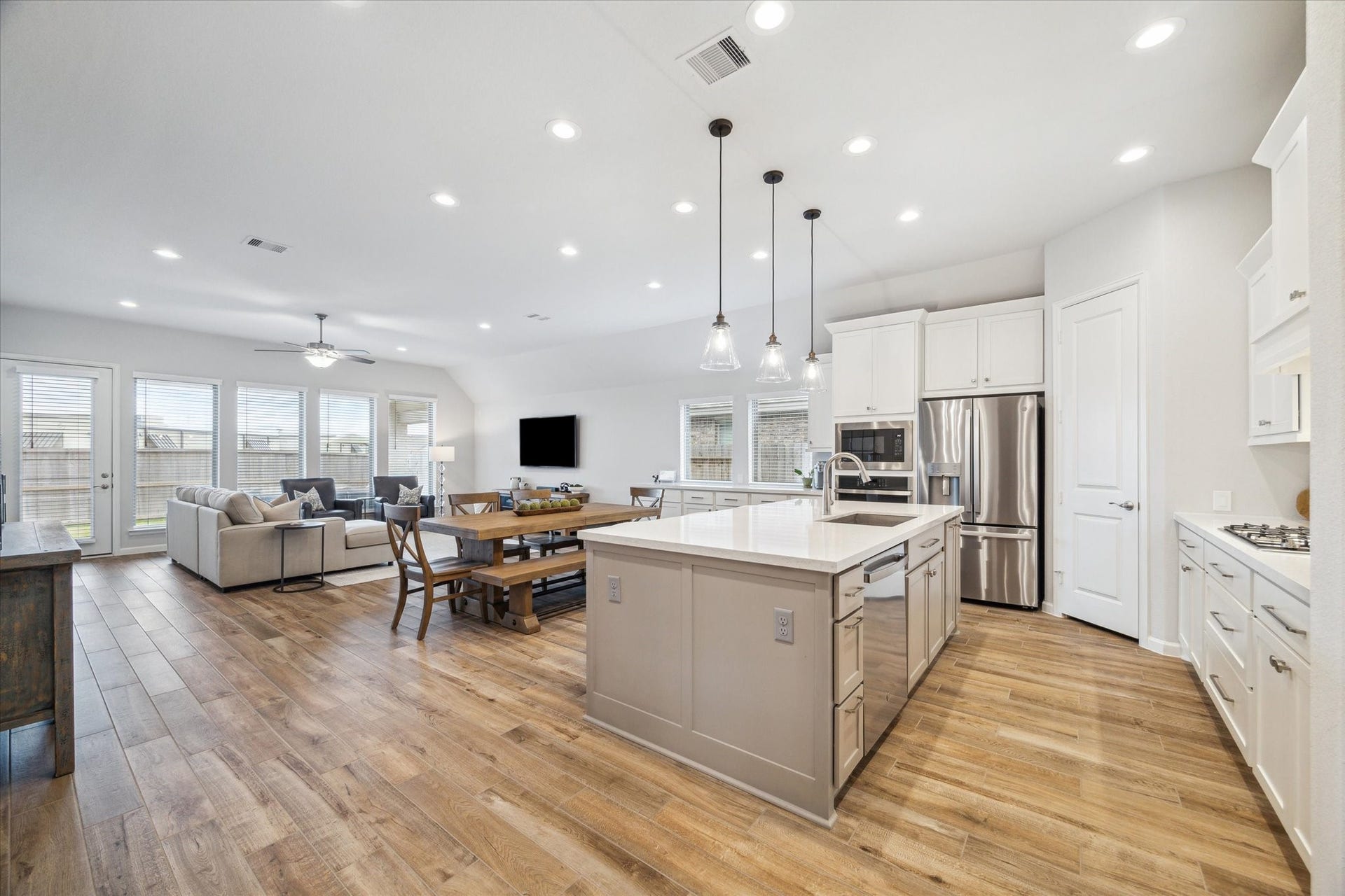 1523 Carson Field Lane, Richmond, TX 77469 The Kitchen, the main hub of the home, shows off the ideal open concept allowing you not to miss a second of action.