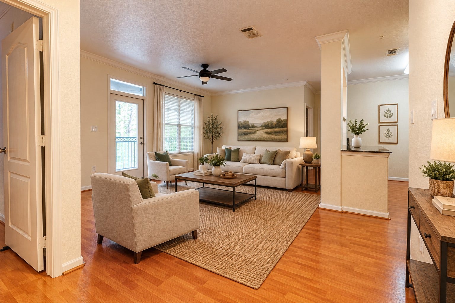 1711 Old Spanish Trail, #312, Houston, TX 77054 virtually staged living room