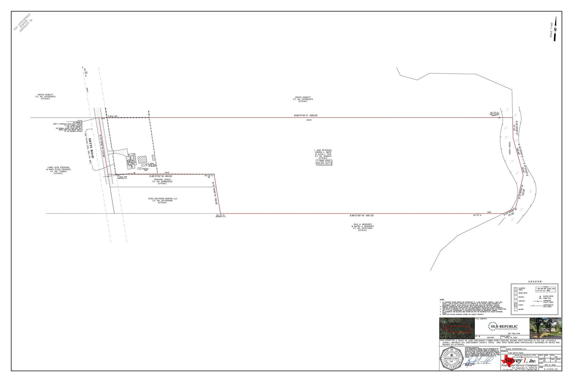 Expansive plot of land featuring a detailed survey map, showcasing property boundaries, access points, and adjacent roadways, ideal for development opportunities.